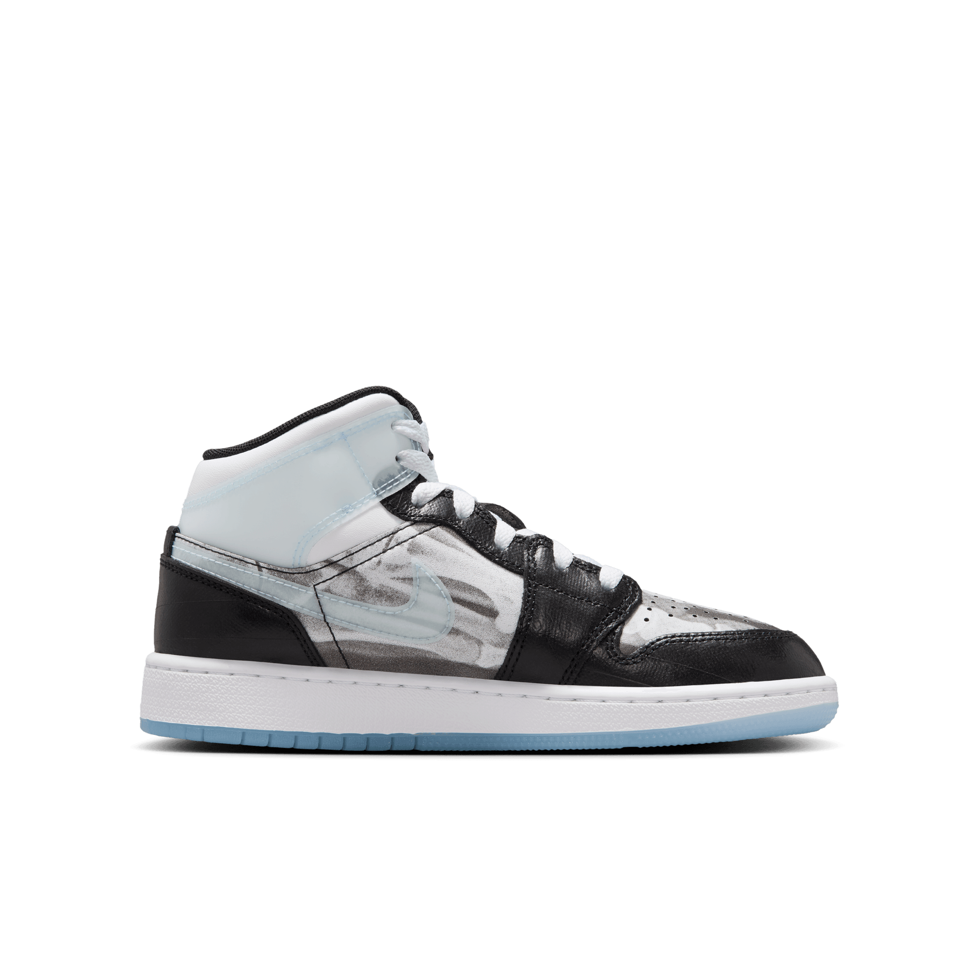 AIR JORDAN 1 MID SNEAKER SCHOOL BIG KIDS' SHOES