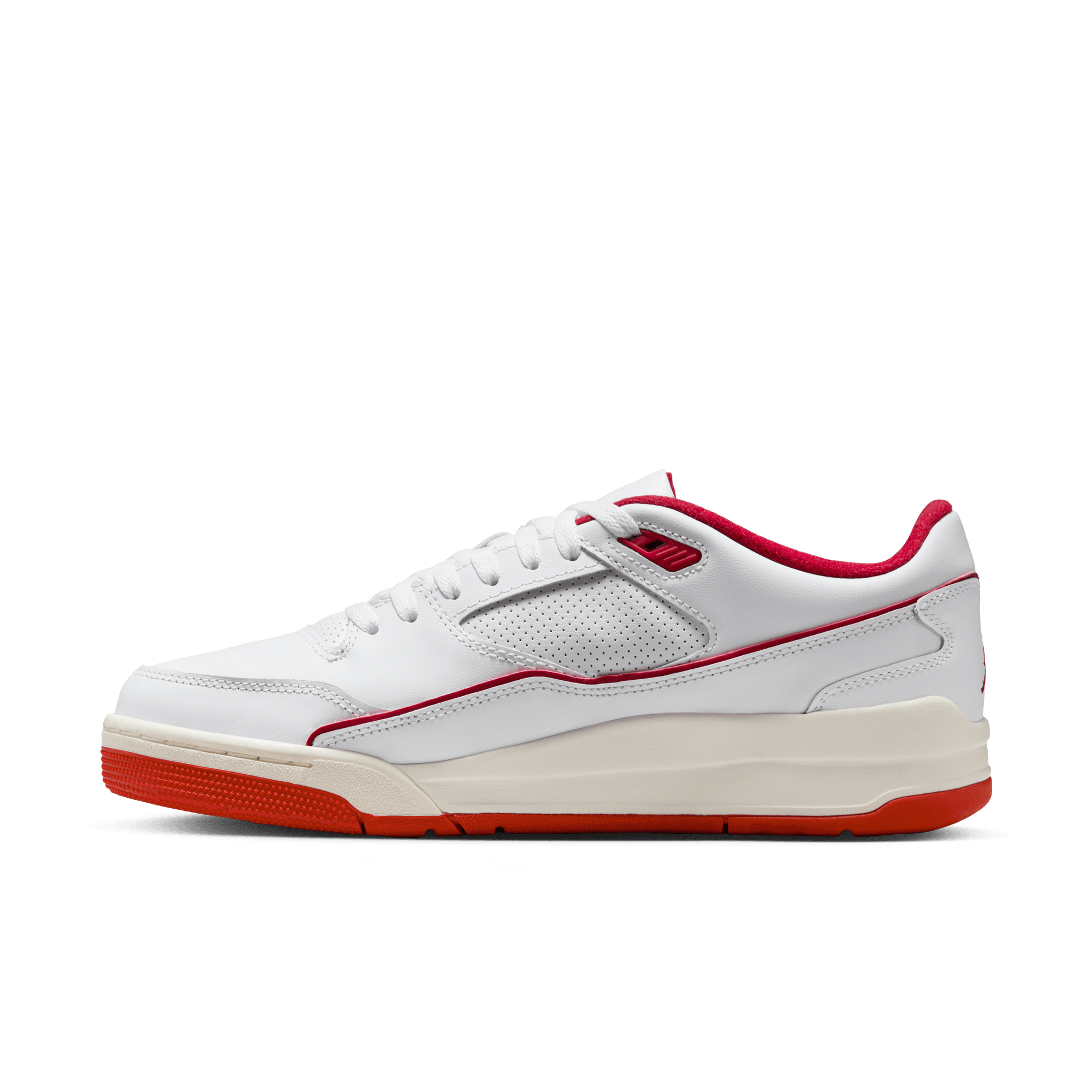 JORDAN FLIGHT COURT MEN'S SHOES WHITE/VARSITY RED-SAIL-BLACK