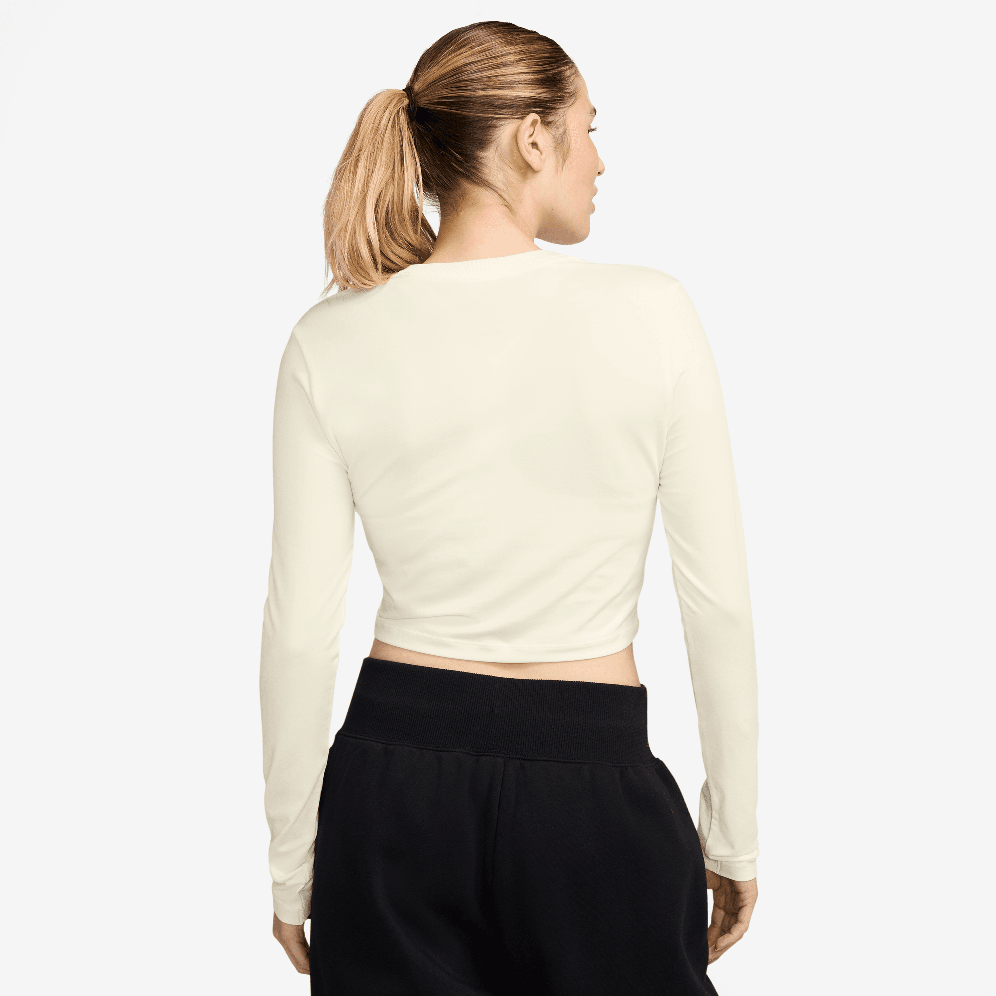 NIKE SPORTSWEAR CHILL KNIT WOMEN'S SLIM LONG-SLEEVE CROPPED TOP