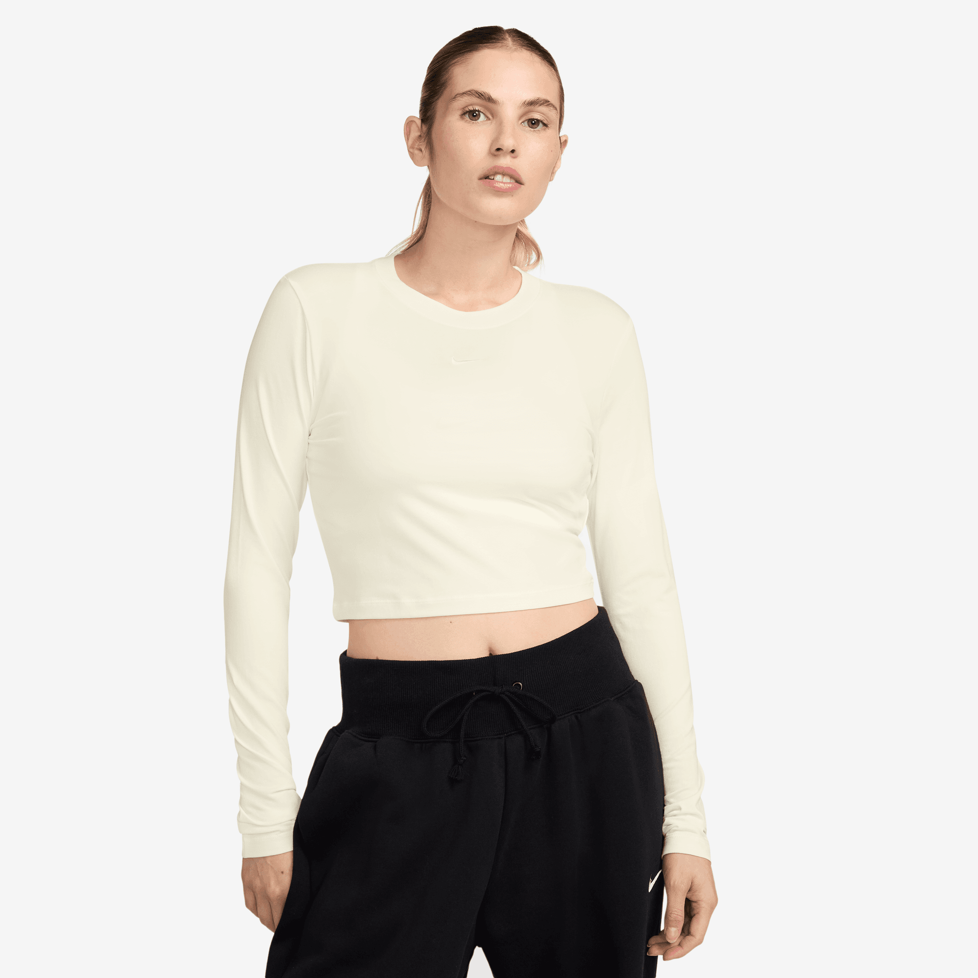 NIKE SPORTSWEAR CHILL KNIT WOMEN'S SLIM LONG-SLEEVE CROPPED TOP