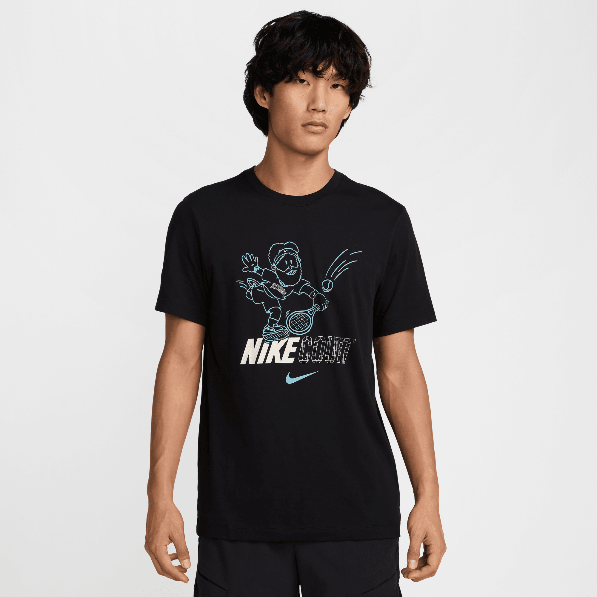 NIKE COURT MEN'S DRI-FIT TENNINS T-SHIRT