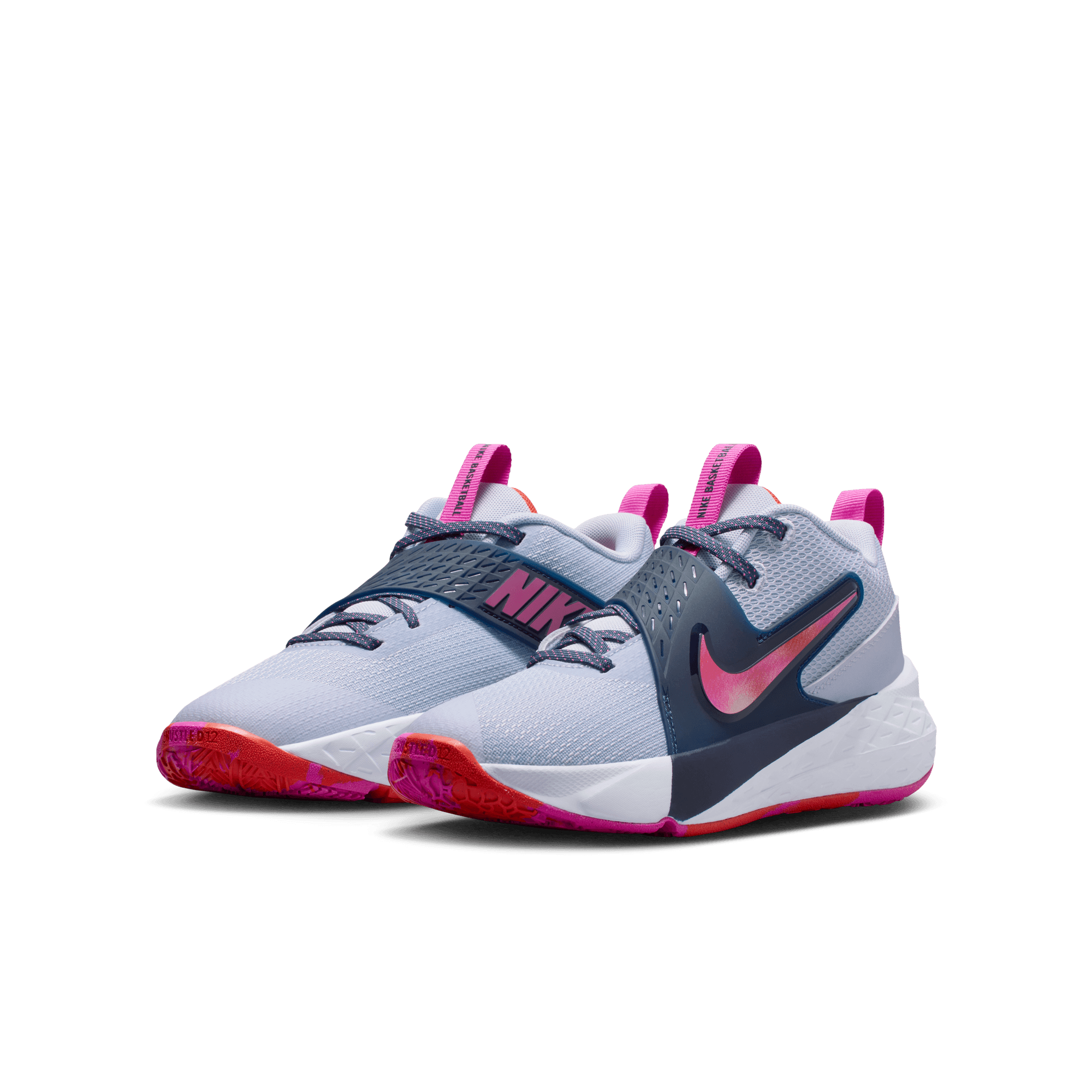 NIKE TEAM HUSTLE D 12 BIG KIDS' BASKETBALL SHOES