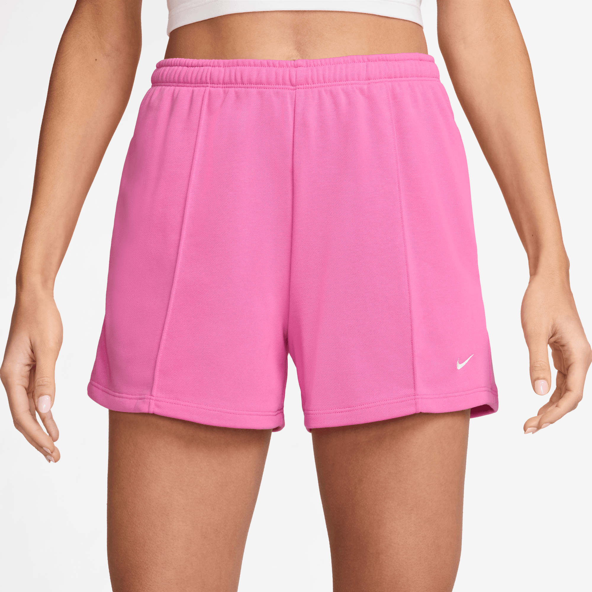 NIKE SPORTSWEAR WOMEN'S MID-RISE 4" FRENCH TERRY SHORTS