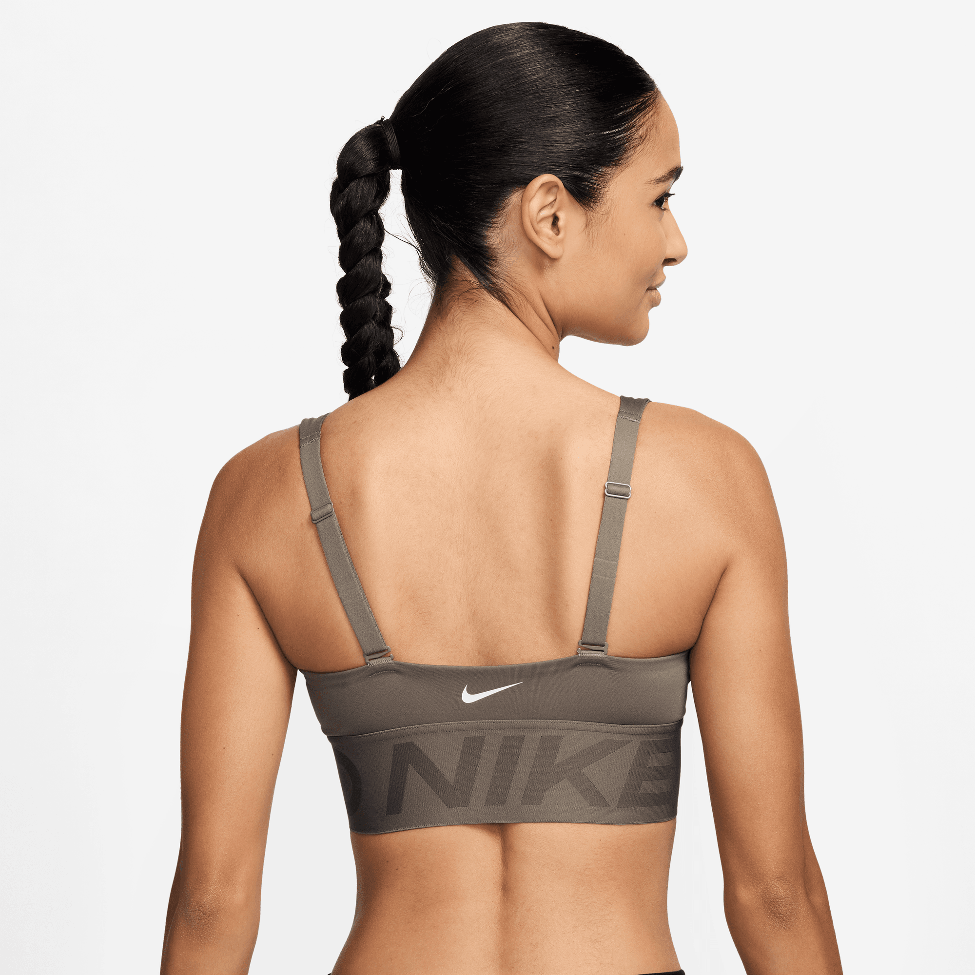 NIKE PRO INDY PLUNGE WOMEN'S MEDIUM-SUPPORT PADDED SPORTS BRA