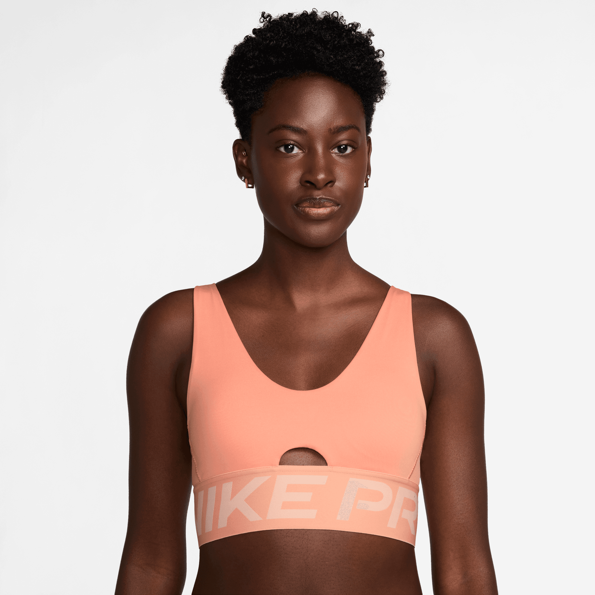 NIKE PRO INDY PLUNGE WOMEN'S MEDIUM-SUPPORT PADDED SPORTS BRA