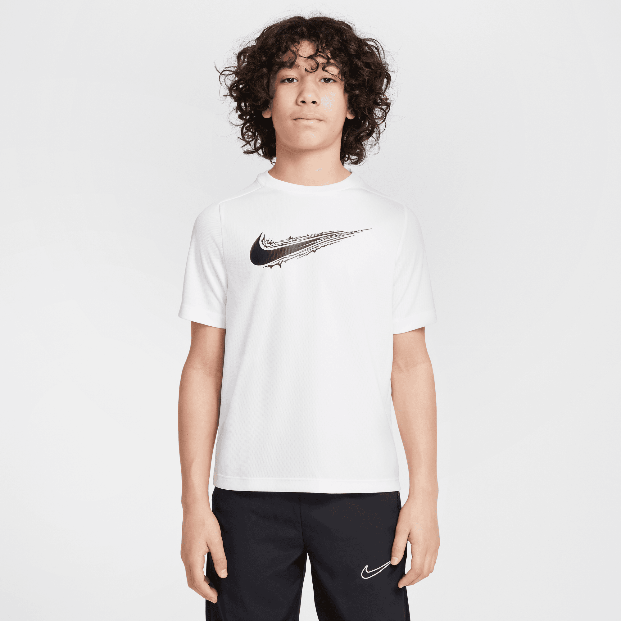 NIKE MULTI BIG KIDS' (BOYS') DRI-FIT SHORT-SLEEVE TOP