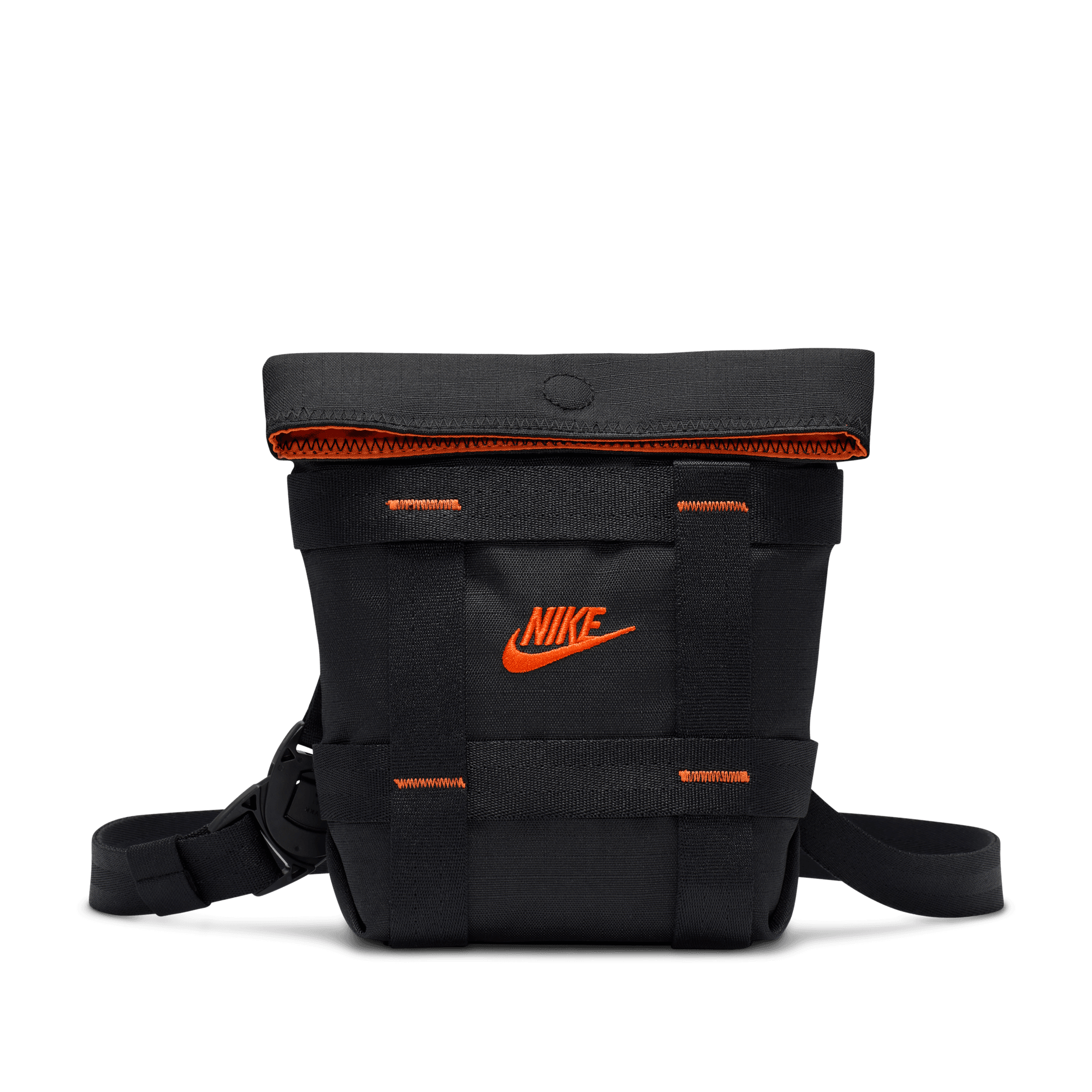 NIKE SPORTSWEAR CARGO CROSSBODY BAG (3L) BLACK/BLACK/ORANGE – Park Access