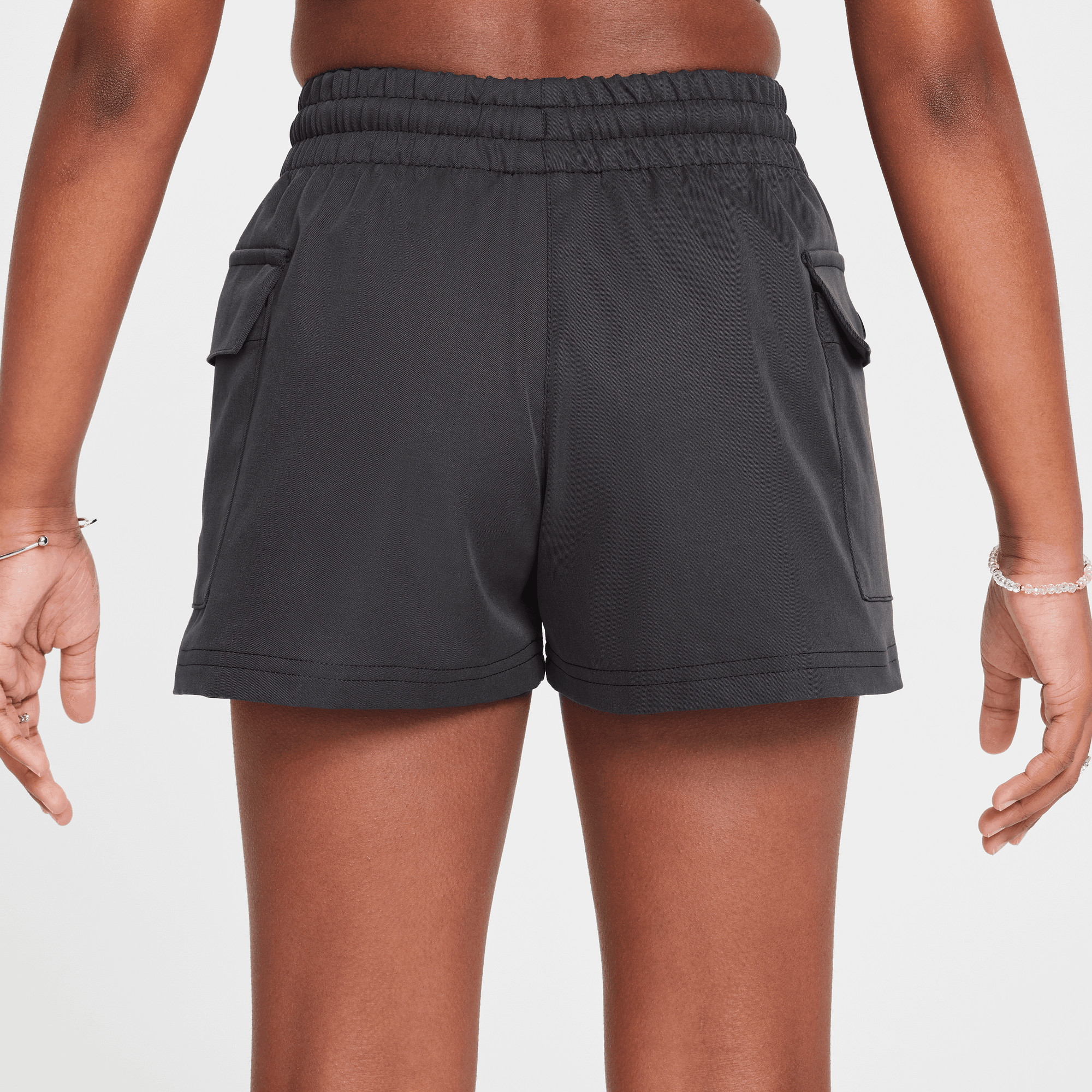 NIKE SPORTSWEAR GIRLS' WOVEN CARGO SHORTS