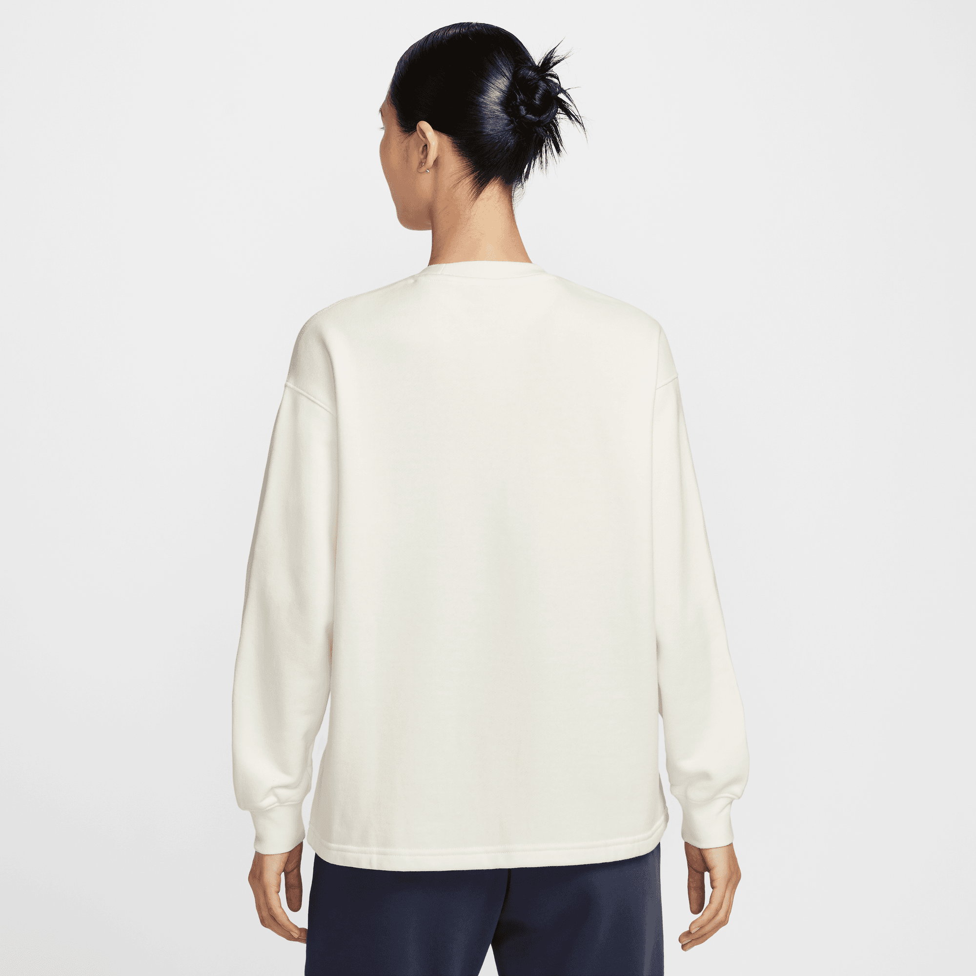 NIKE SPORTSWEAR WOMEN'S OVERSIZED CREW-NECK FRENCH TERRY SWEATSHIRT