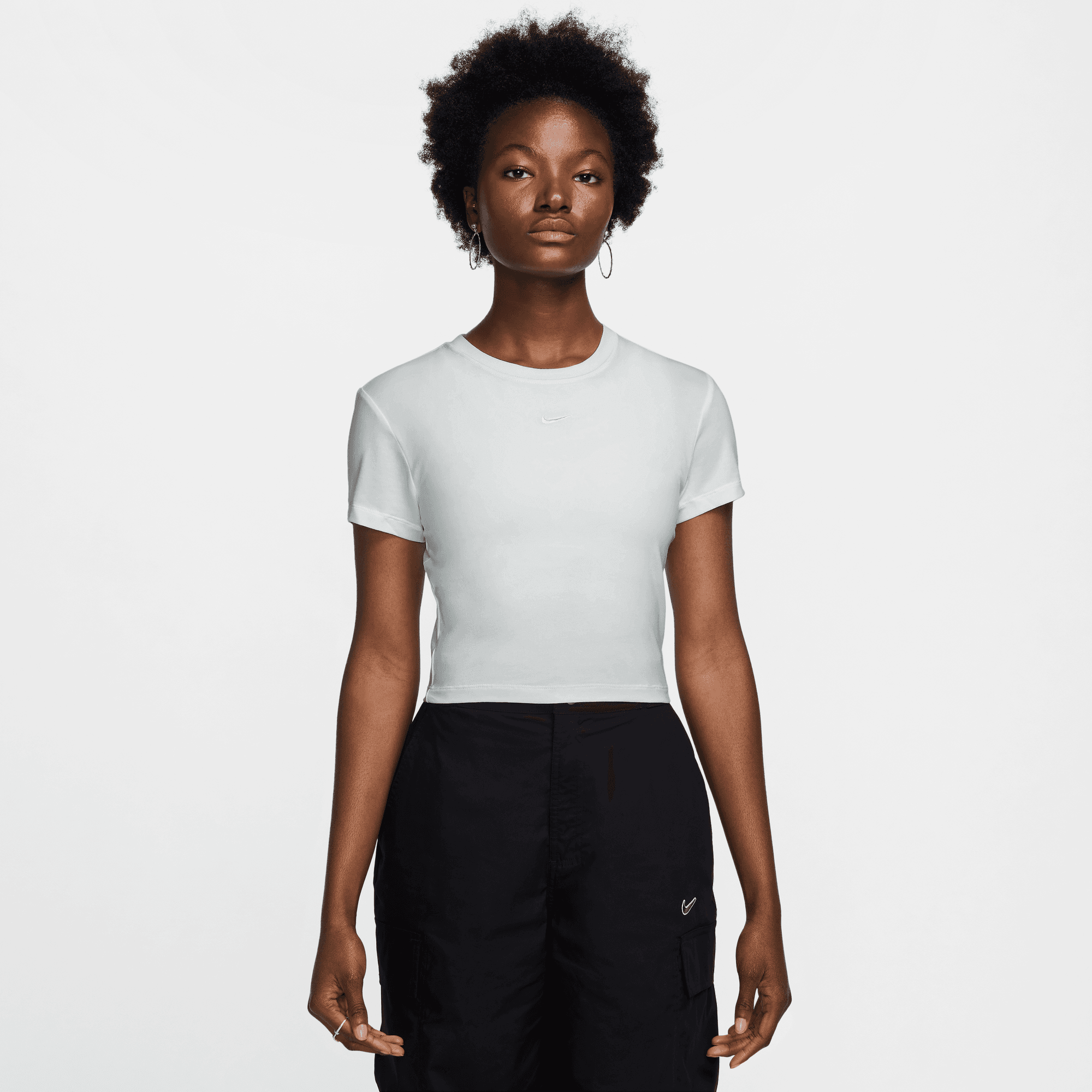 NIKE SPORTSWEAR CHILL KNIT WOMEN'S CROPPED T-SHIRT