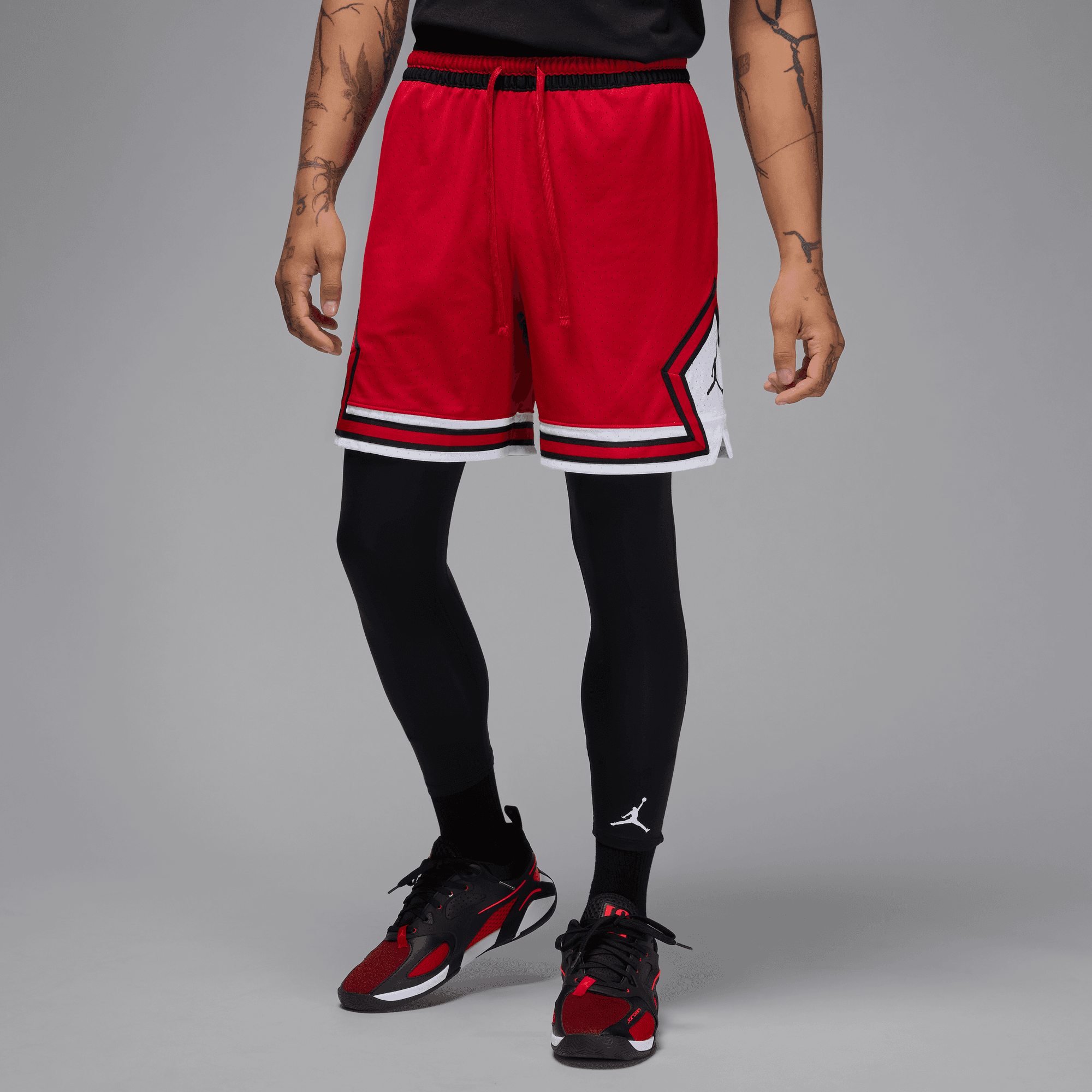 JORDAN SPORT MEN'S DRI-FIT MESH DIAMOND SHORTS