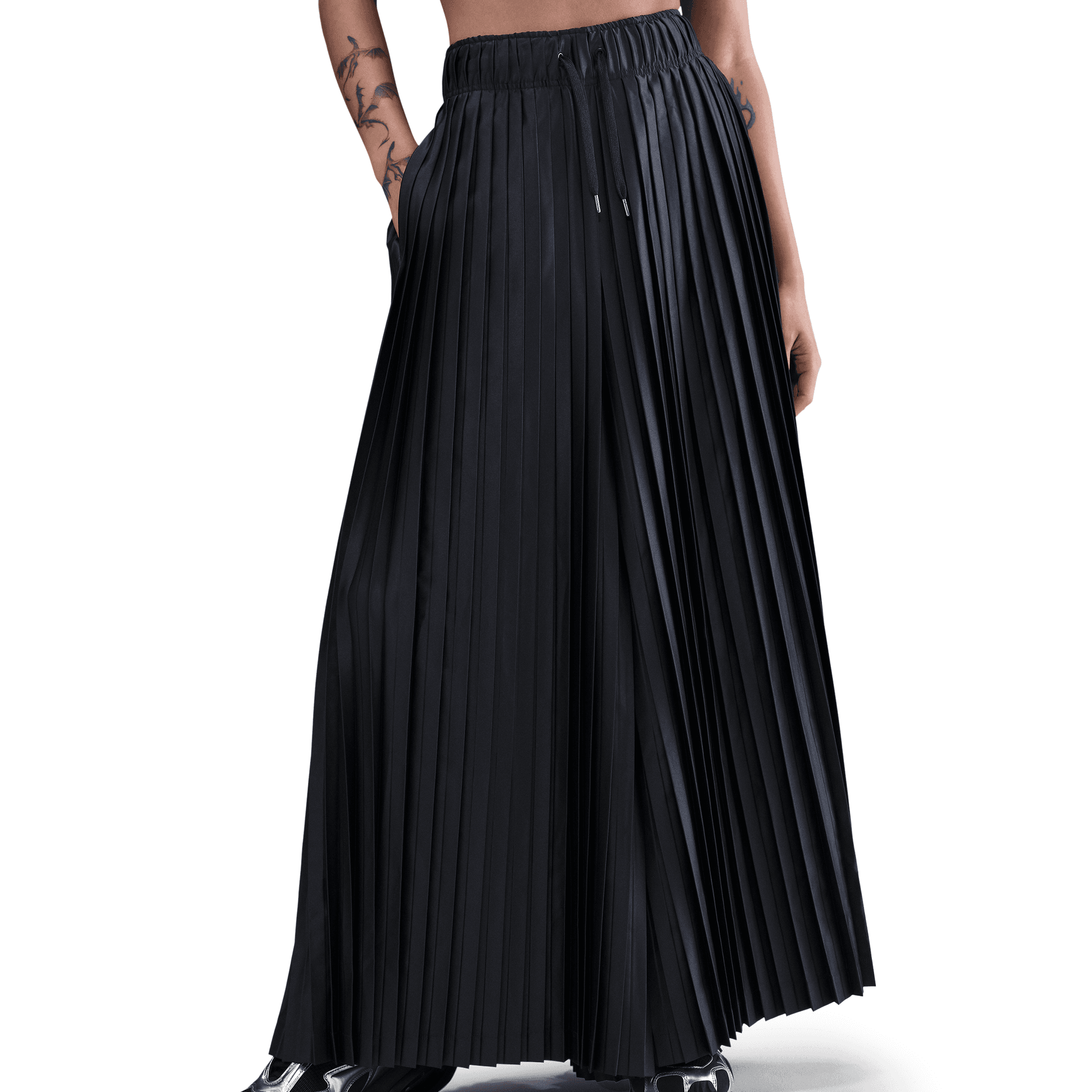 NIKE SPORTSWEAR COLLECTION WOMEN'S MID-RISE PLEATED TRACK PANTS