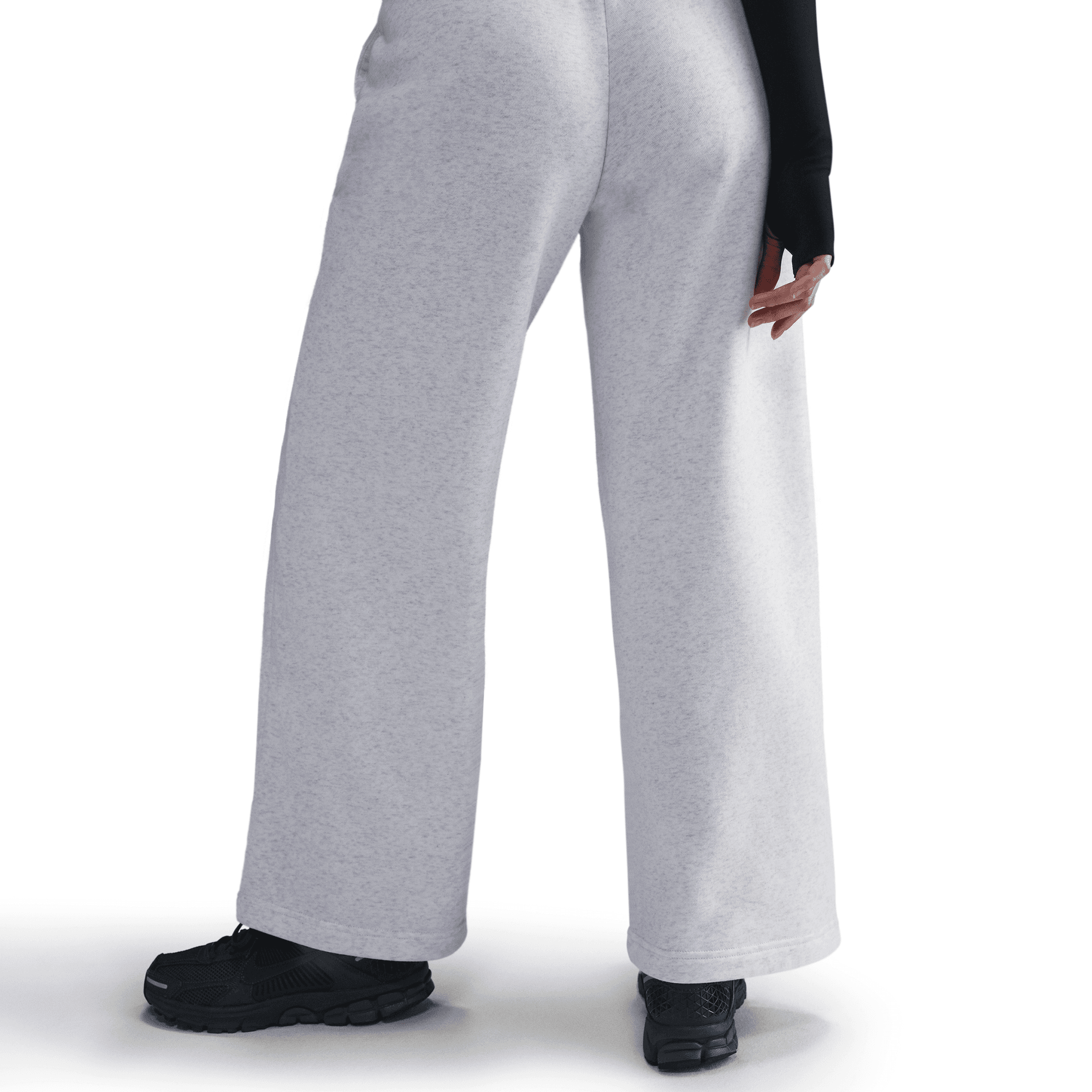 NIKE SPORTSWEAR CLUB FLEECE WOMEN'S MID-RISE WIDE-LEG GRAPHIC PANTS