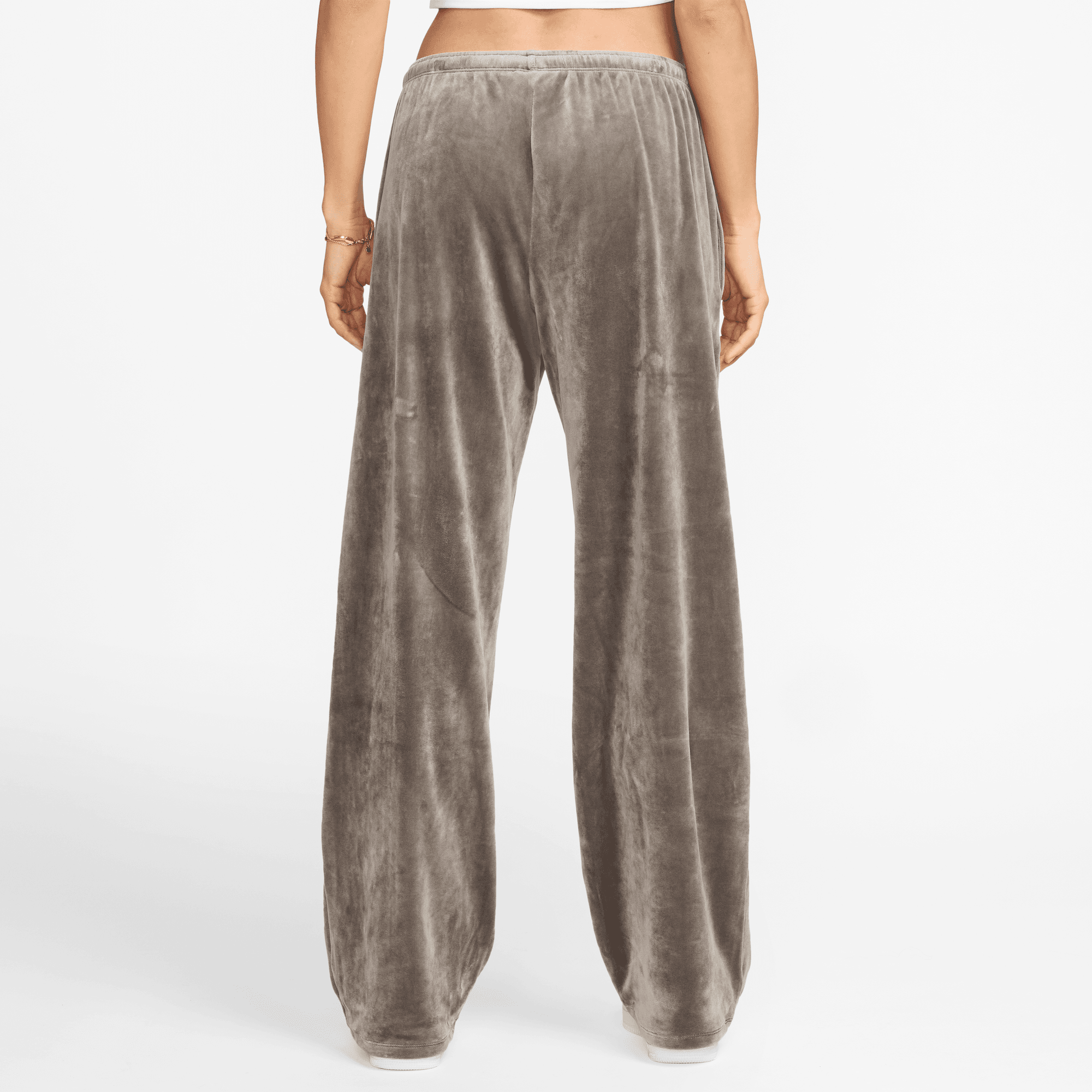 NIKE SPORTSWEAR CHILL KNIT WOMEN'S MID-RISE VELOUR PANTS