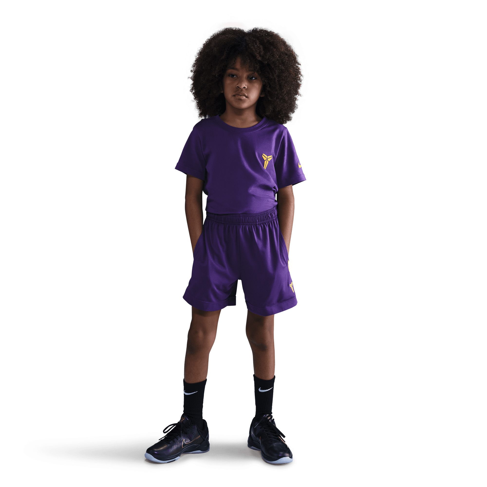 KOBE BIG KIDS' DRI-FIT SHORTS