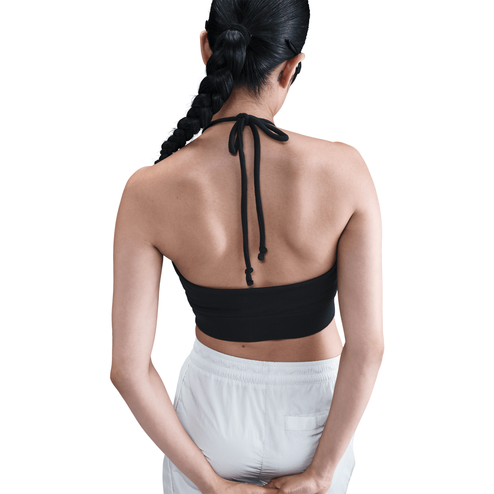 NIKE SPORTSWEAR CHILL TERRY WOMEN'S SLIM CROPPED FRENCH TERRY HALTER TOP