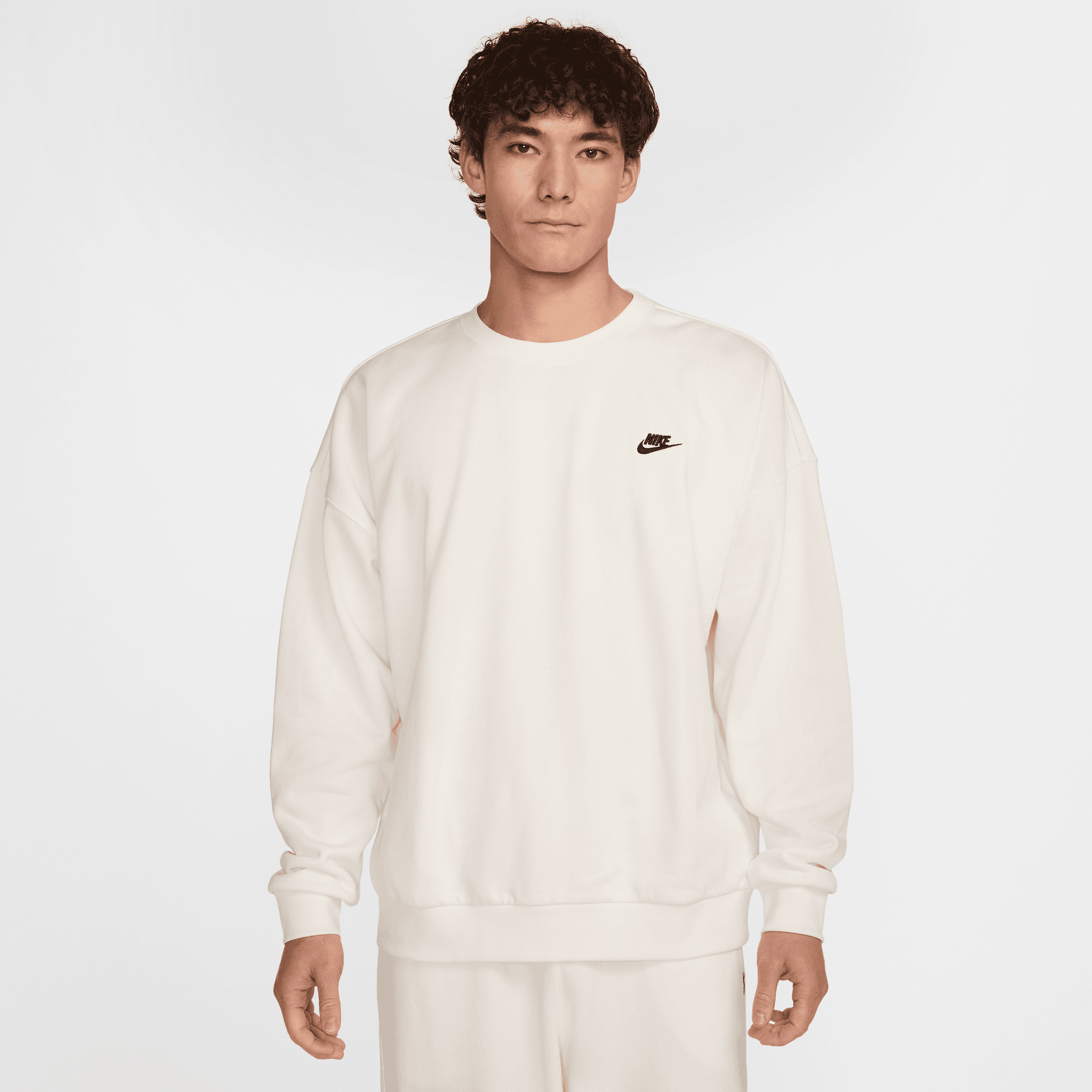 NIKE CLUB FLEECE MEN'S OVERSIZED FRENCH TERRY CREW