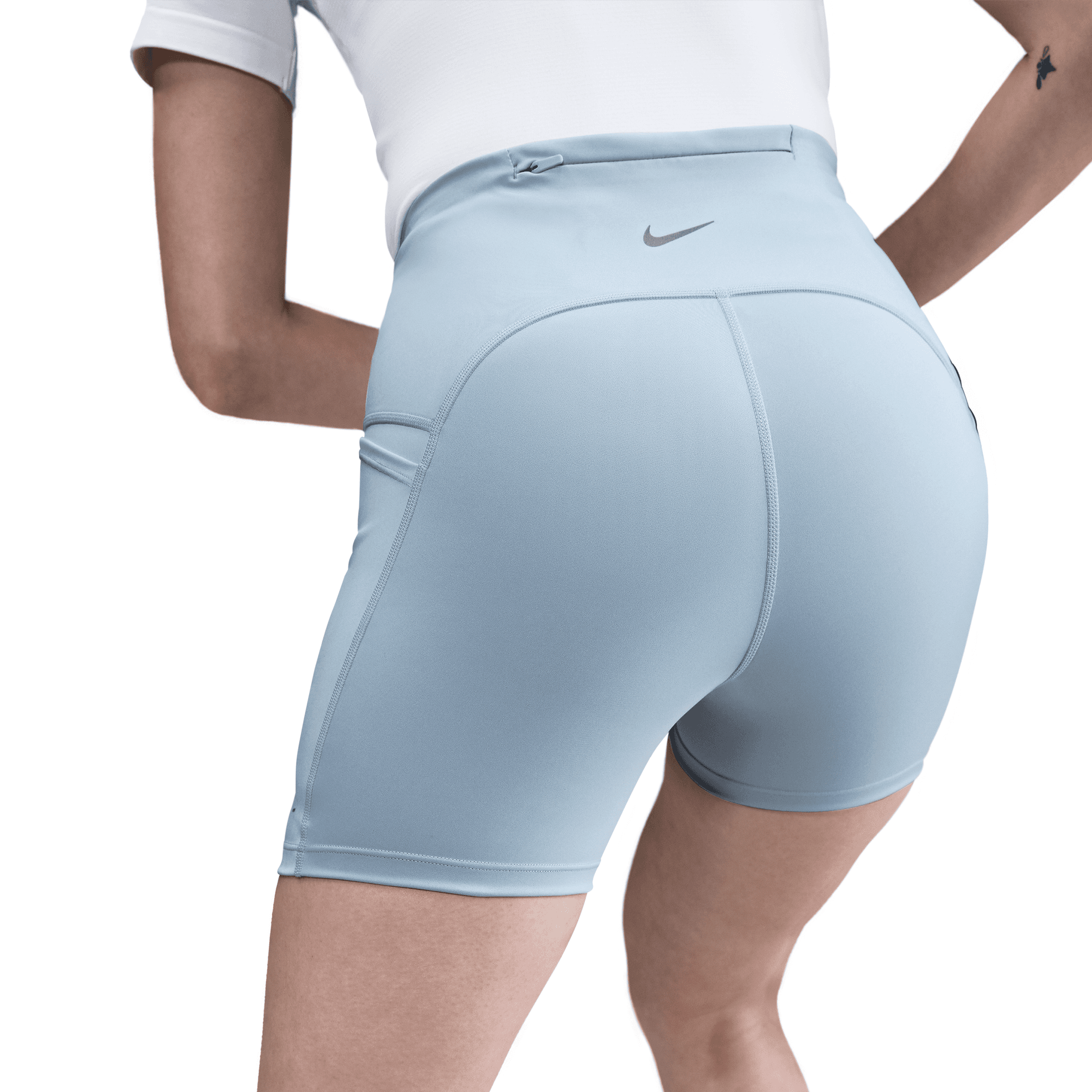 NIKE SWIFT WOMEN'S HIGH-WAISTED 4" TIGHT RUNNING SHORTS WITH POCKETS