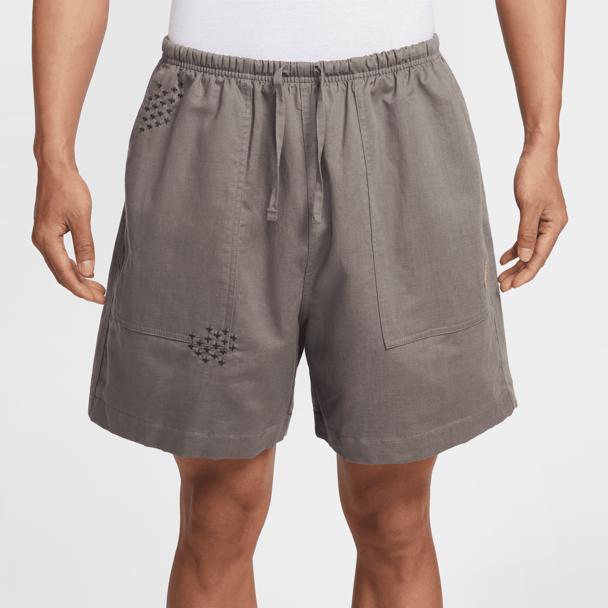 NIKE LIFE MEN'S LINED LINEN SHORTS