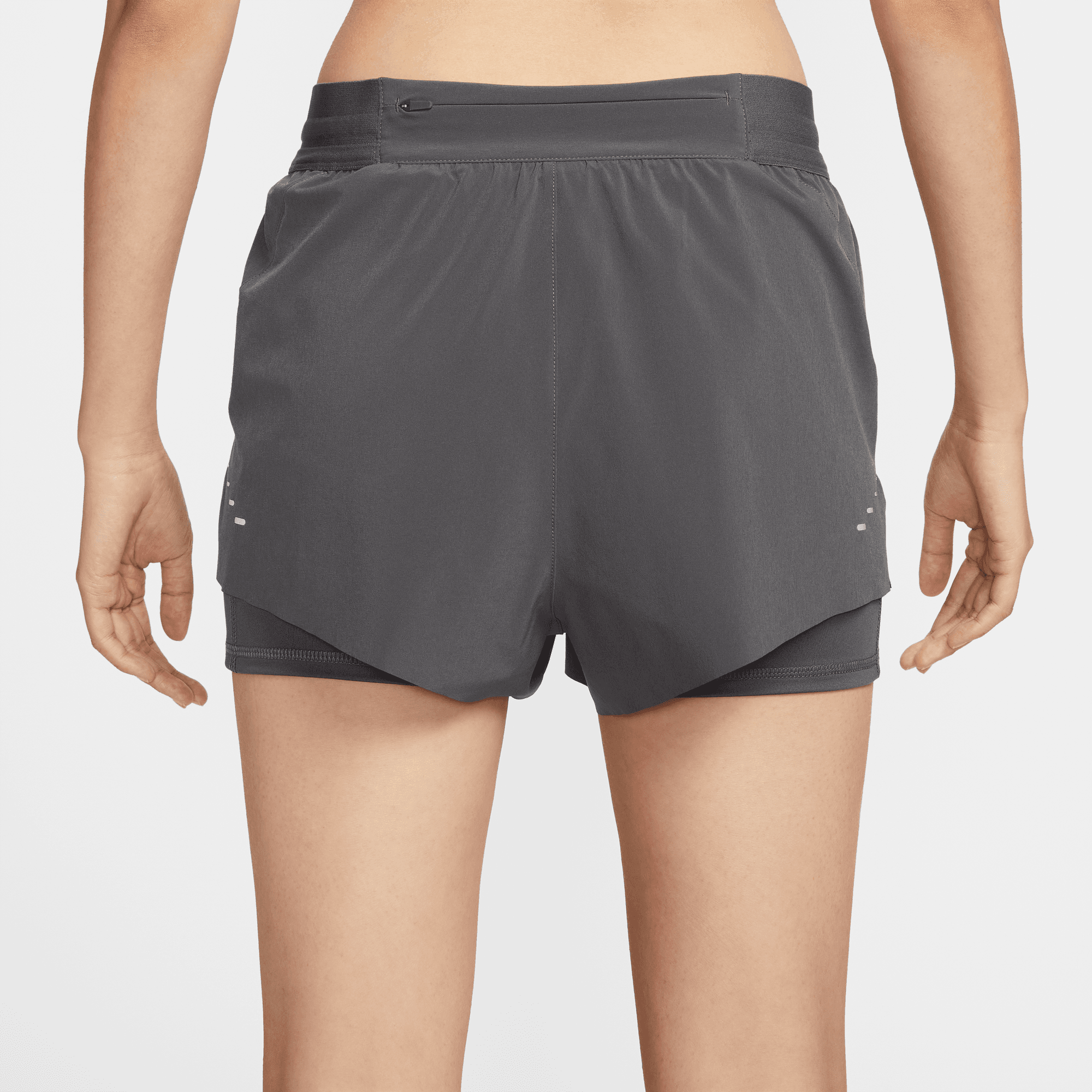 NIKE SWIFT WOMEN'S DRI-FIT MID-RISE 2-IN-1 RUNNING SHORTS