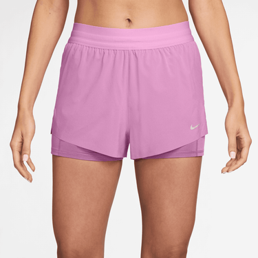NIKE SWIFT WOMEN'S DRI-FIT MID-RISE 2-IN-1 RUNNING SHORTS