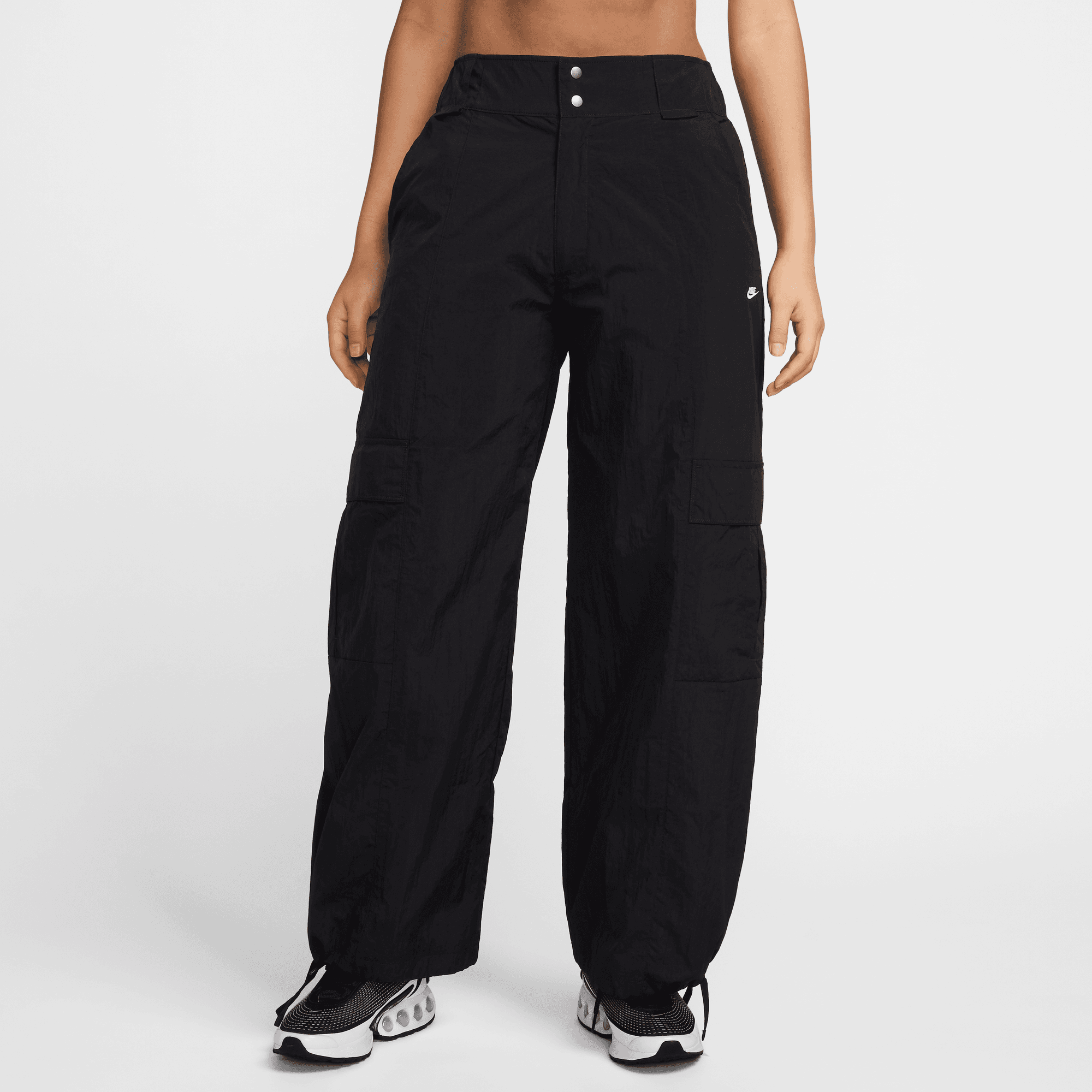 NIKE SPORTSWEAR WOMENS HIGH-WAISTED WOVEN CARGO PANTS