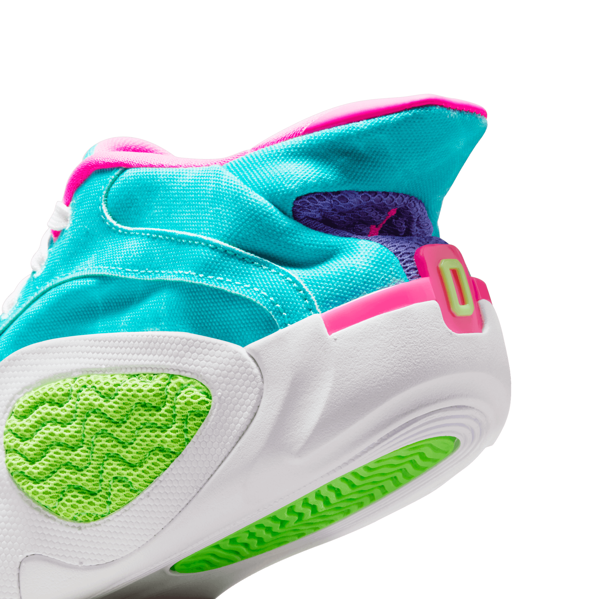 Green and pink basketball shoes online