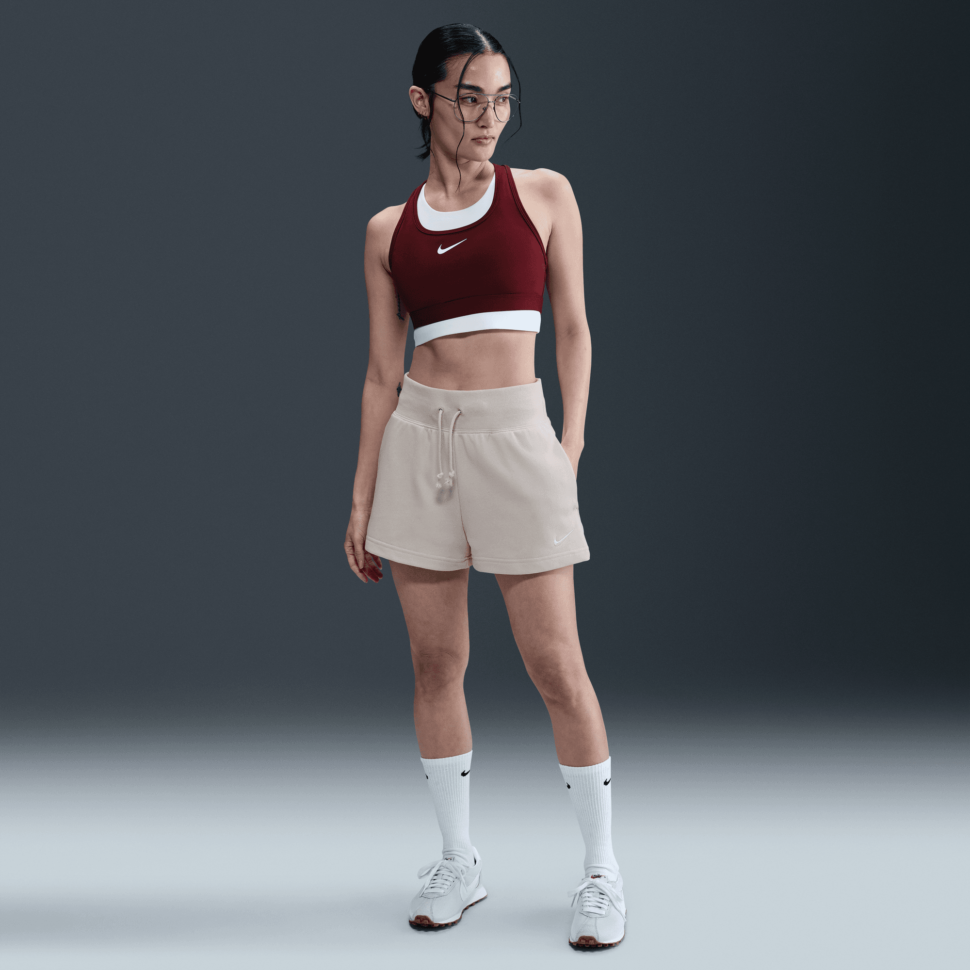 NIKE SPORTSWEAR PHOENIX FLEECE WOMEN'S HIGH-WAISTED LOOSE FRENCH TERRY SHORTS