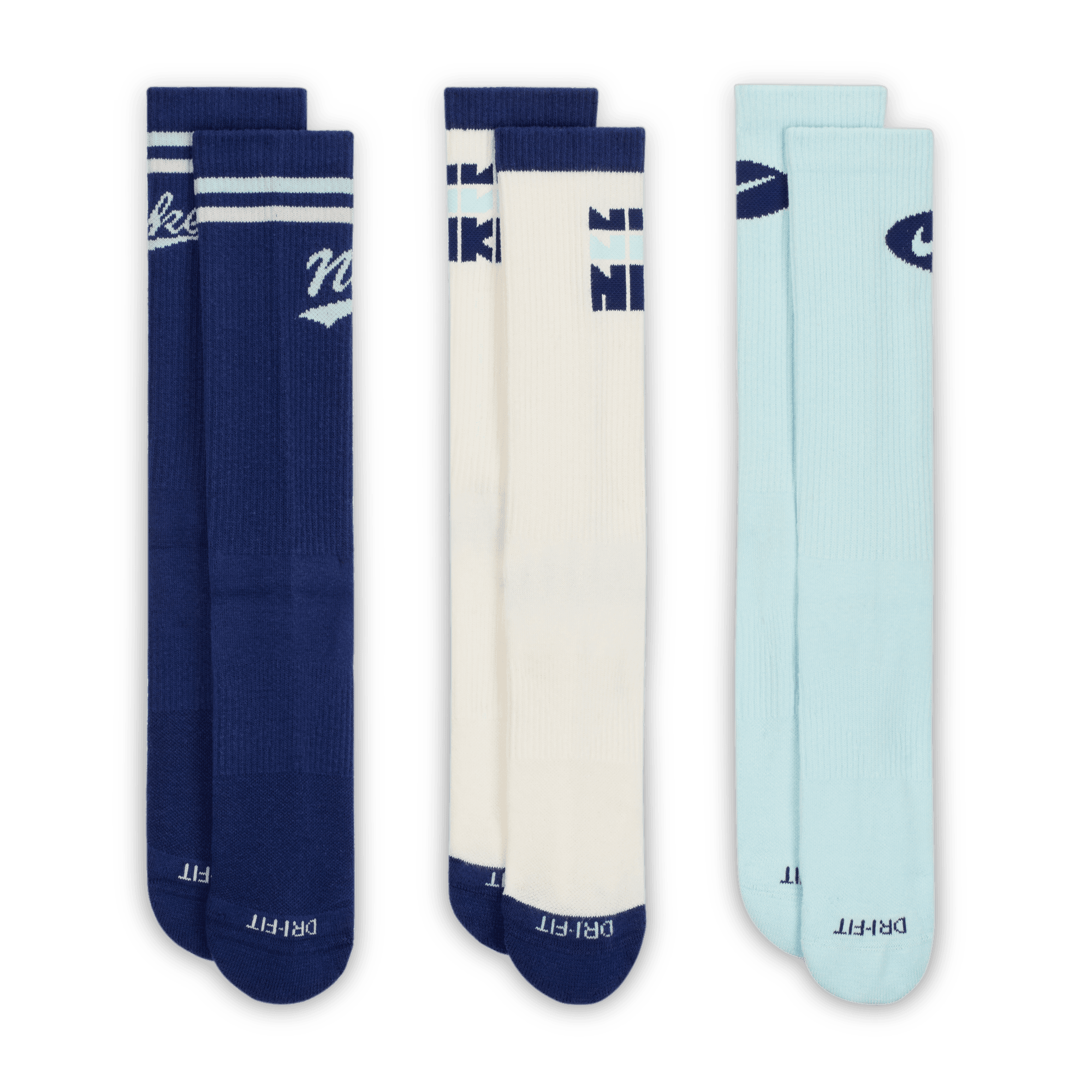 NIKE EVERYDAY PLUS CREW SOCKS (3 PAIR)