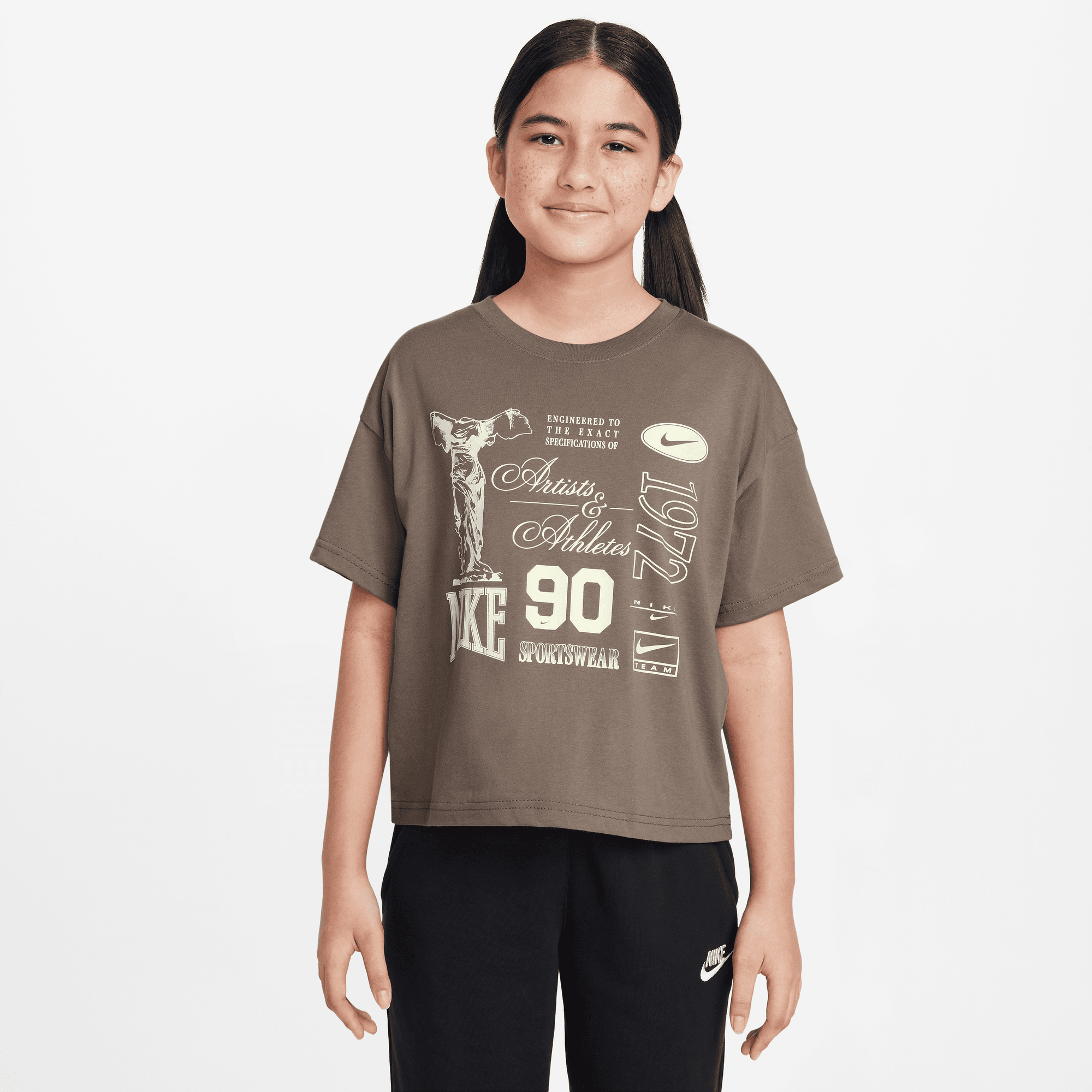 NIKE SPORTSWEAR BIG KIDS' (GIRLS') T -SHIRT