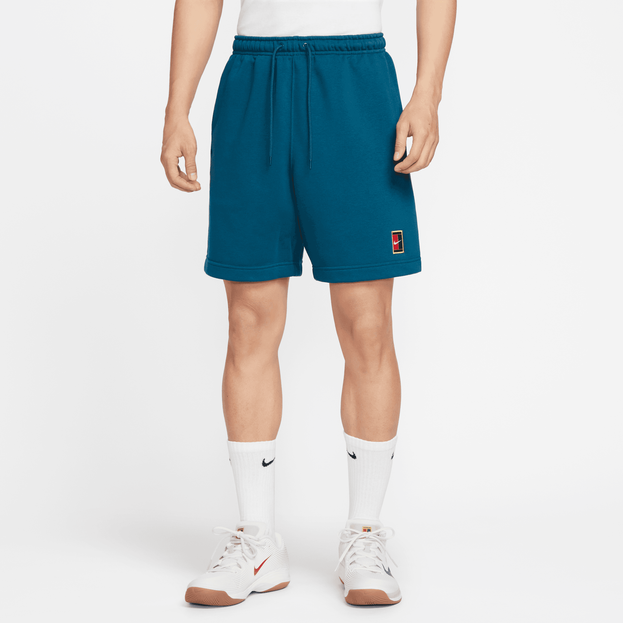 NIKECOURT HERITAGE MEN'S DRI-FIT FLEECE TENNIS SHORTS