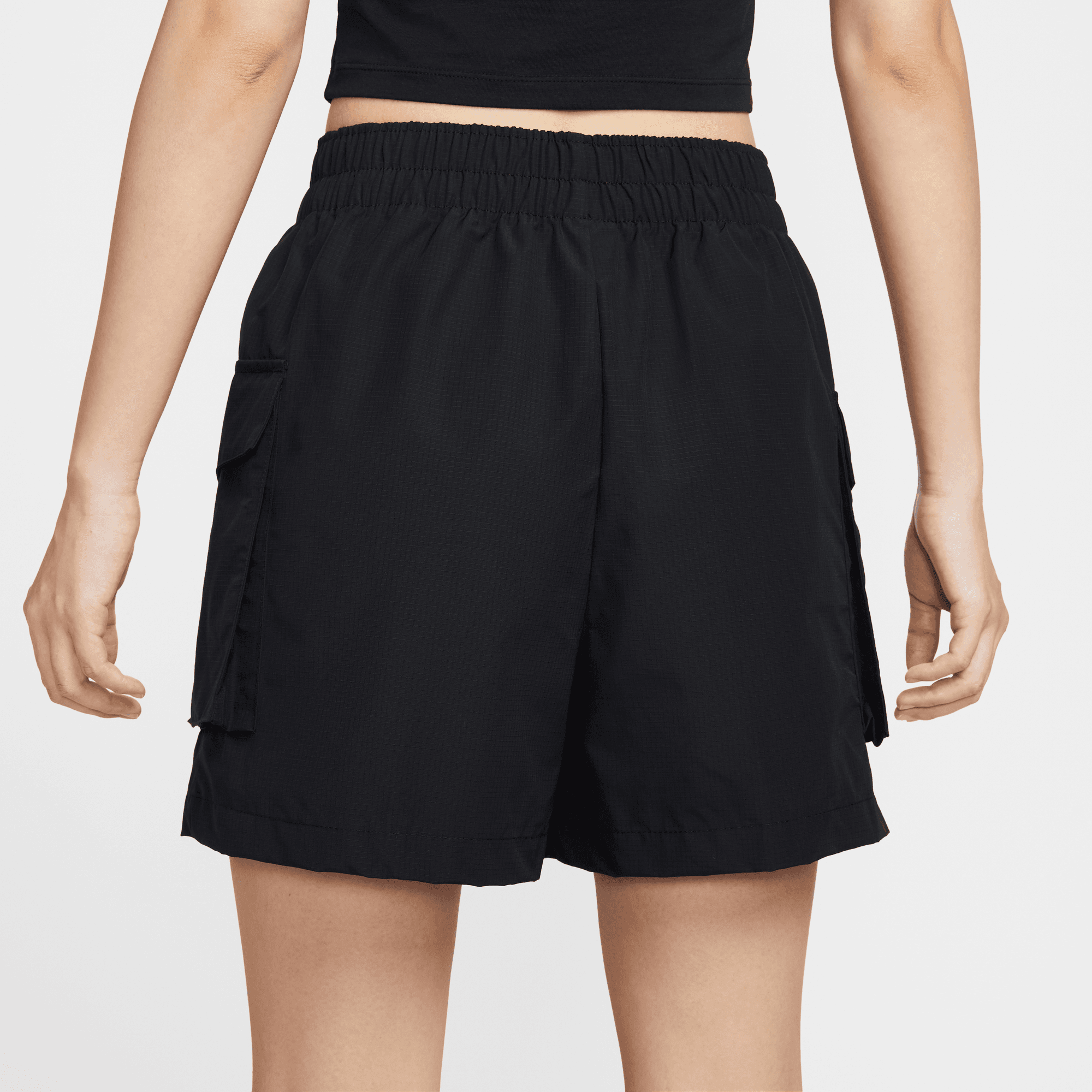 NIKE SPORTSWEAR ESSENTIAL WOVEN WOMEN'S HIGH-WAISTED 5" CARGO SHORTS
