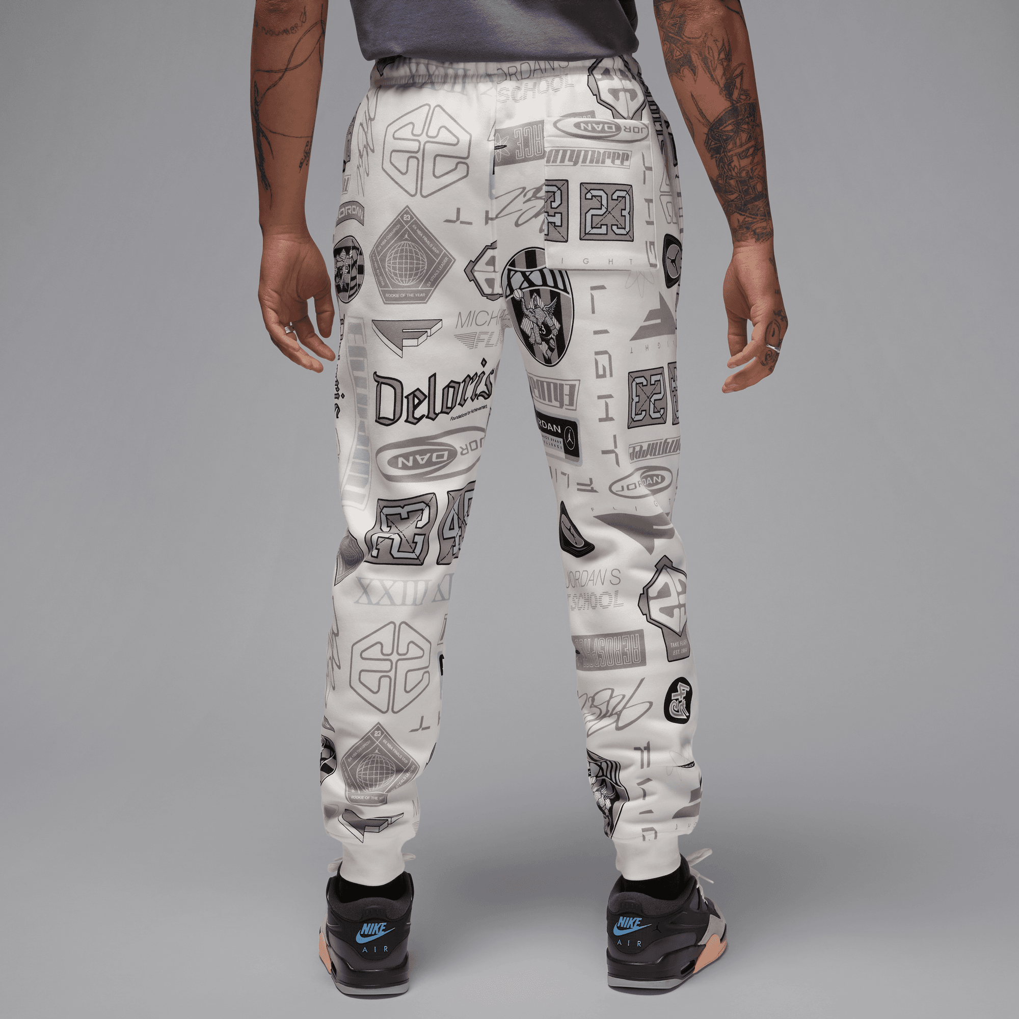 JORDAN ESSENTIALS MEN'S PRINTED FLEECE PANTS