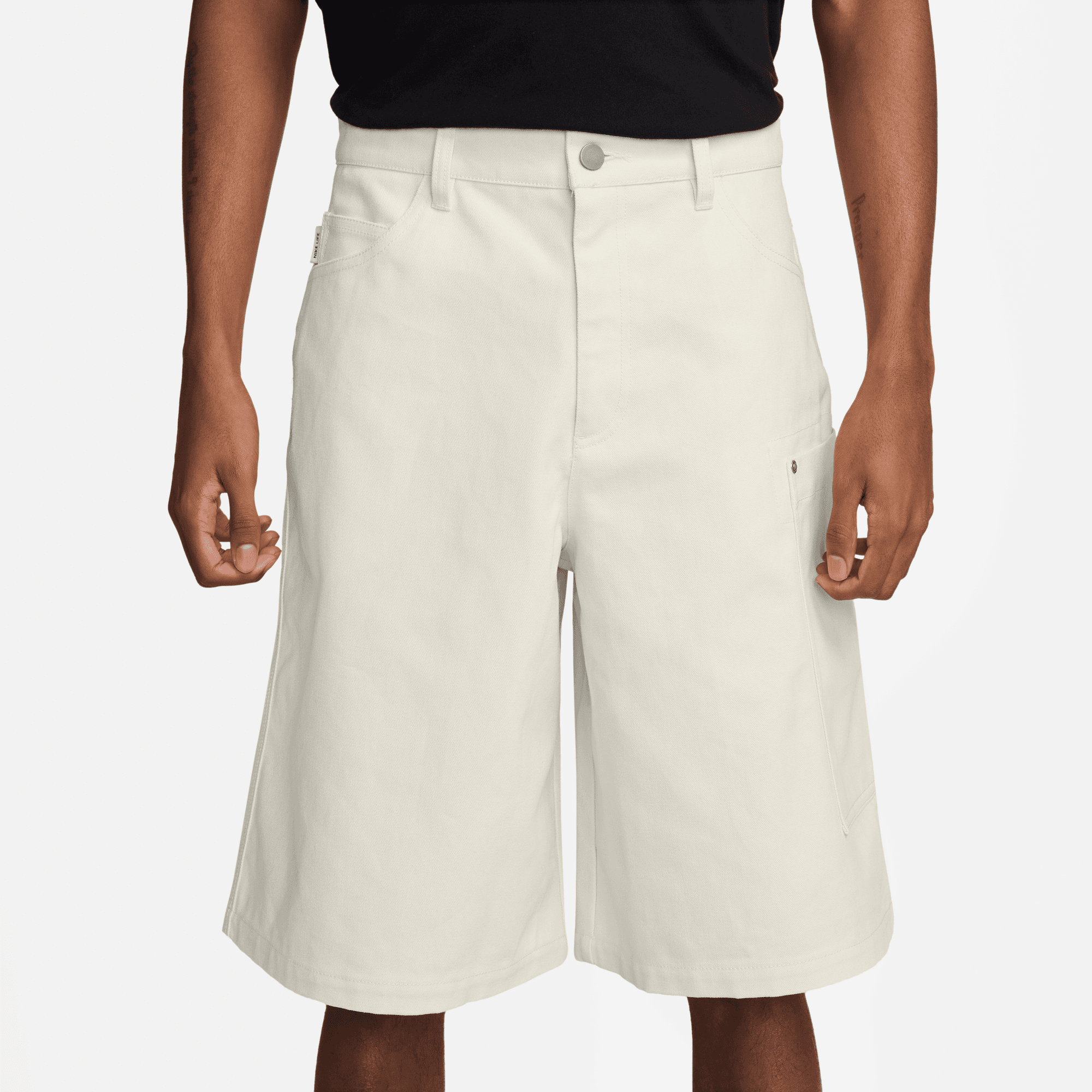NIKE LIFE MEN'S BIG CANVAS SHORTS