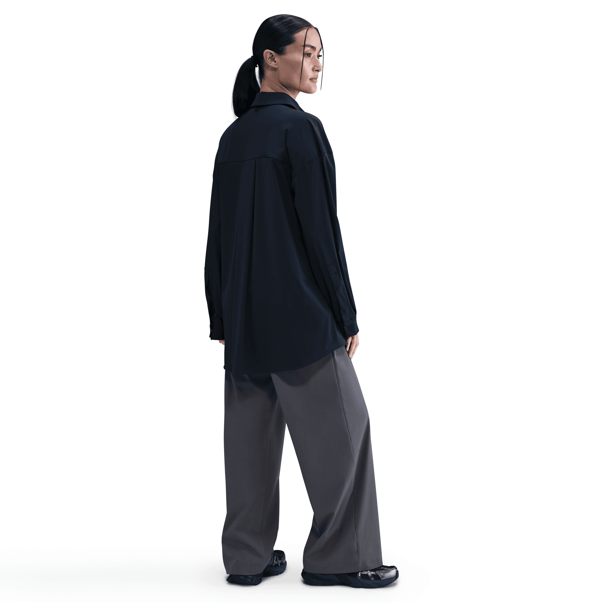 NIKE 24.7 PERFECTSTRETCH WOMEN'S DRI-FIT HIGH-WAISTED LOOSE WIDE-LEG PANTS