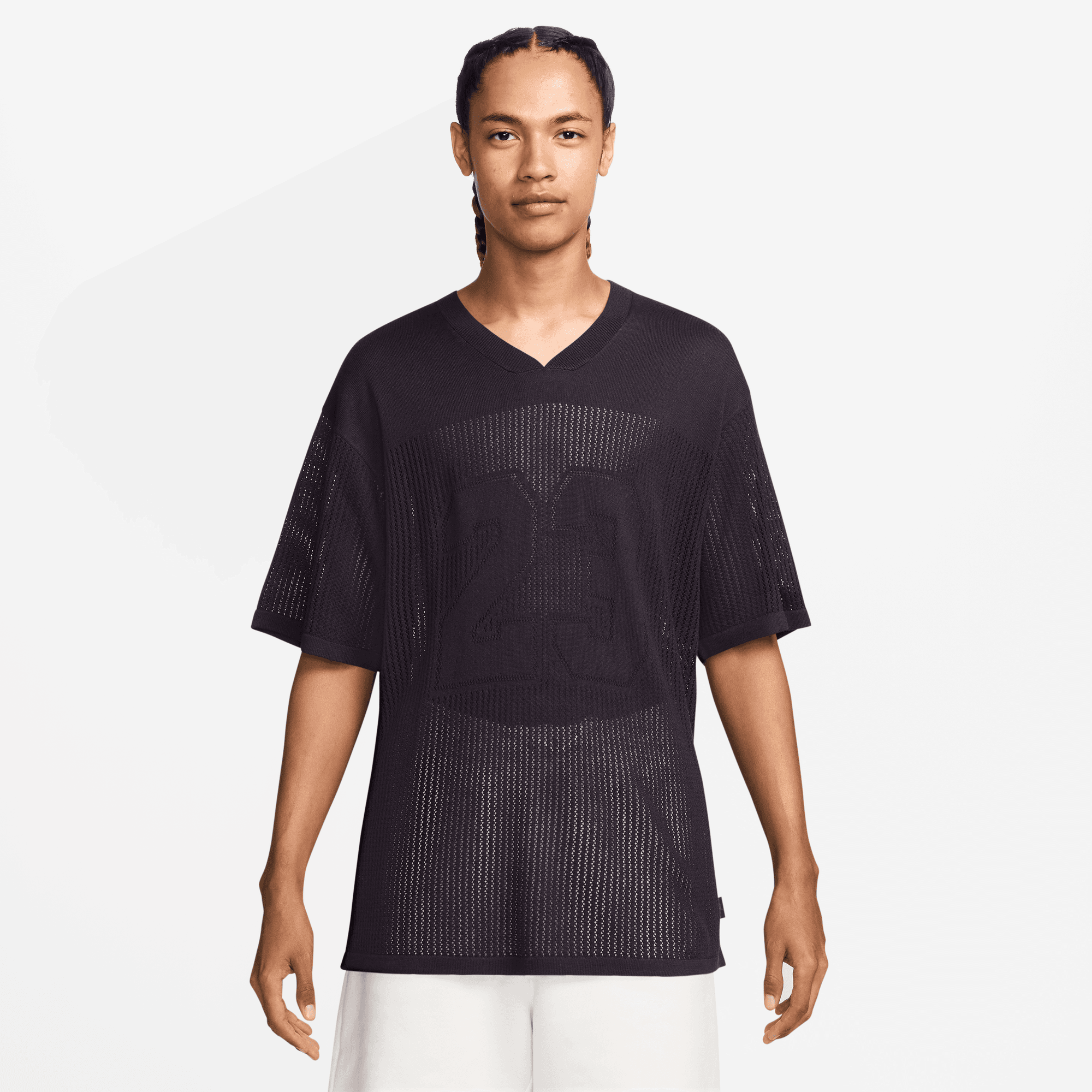 AIR JORDAN MEN'S KNIT JERSEY TOP