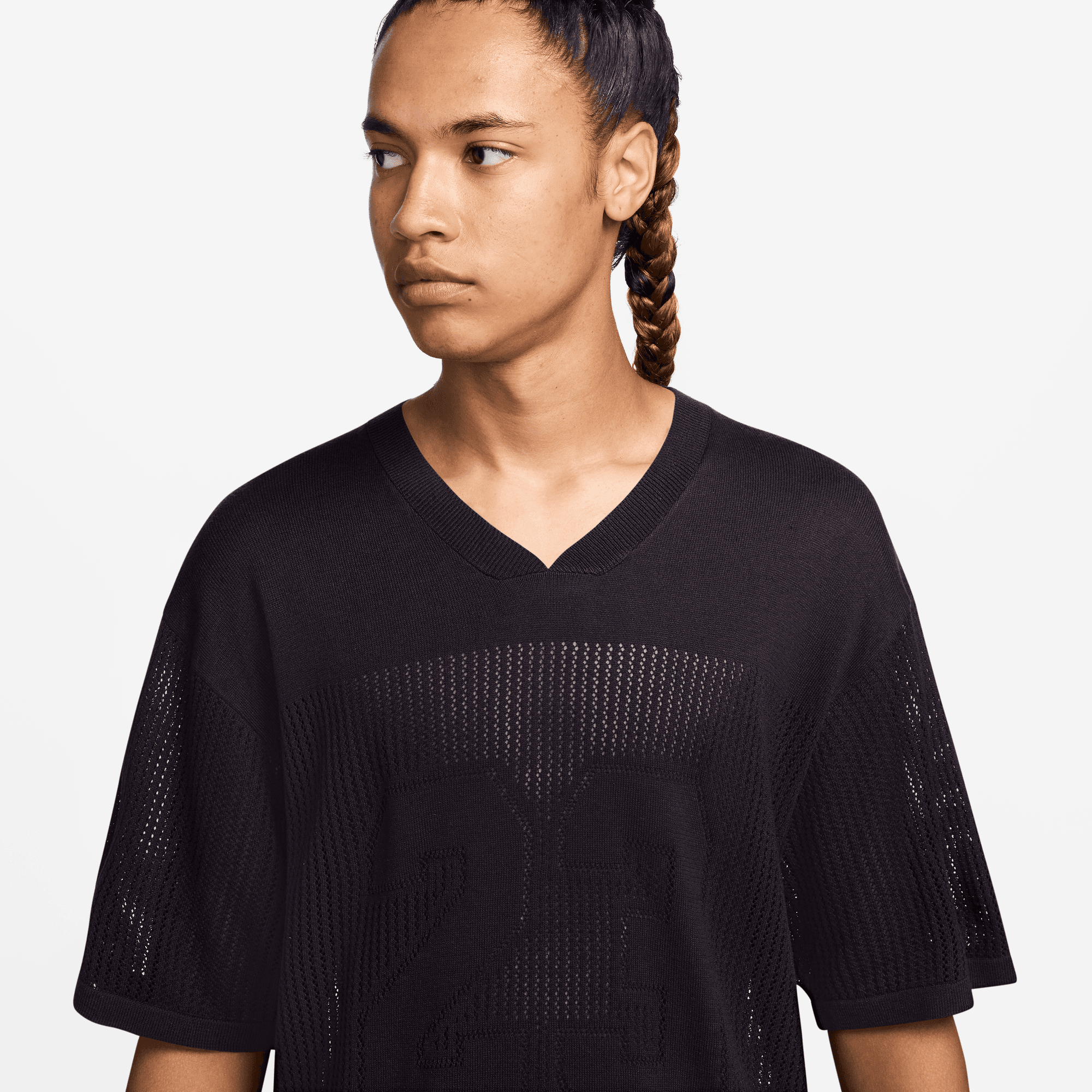 AIR JORDAN MEN'S KNIT JERSEY TOP