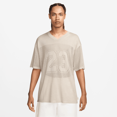 AIR JORDAN MEN'S KNIT JERSEY TOP