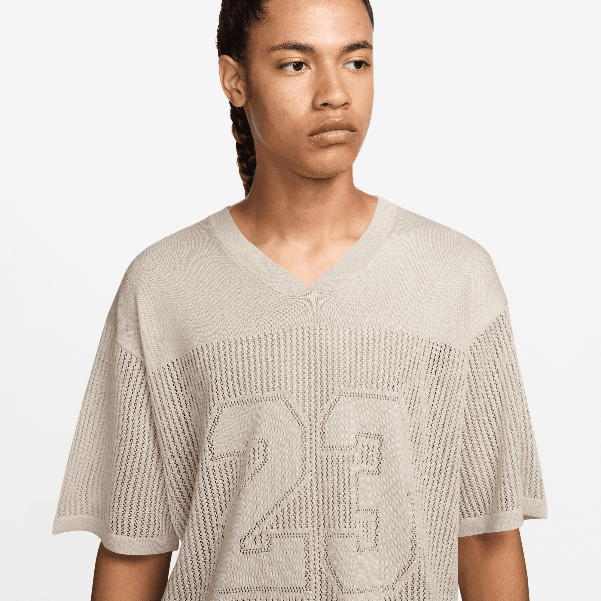AIR JORDAN MEN'S KNIT JERSEY TOP