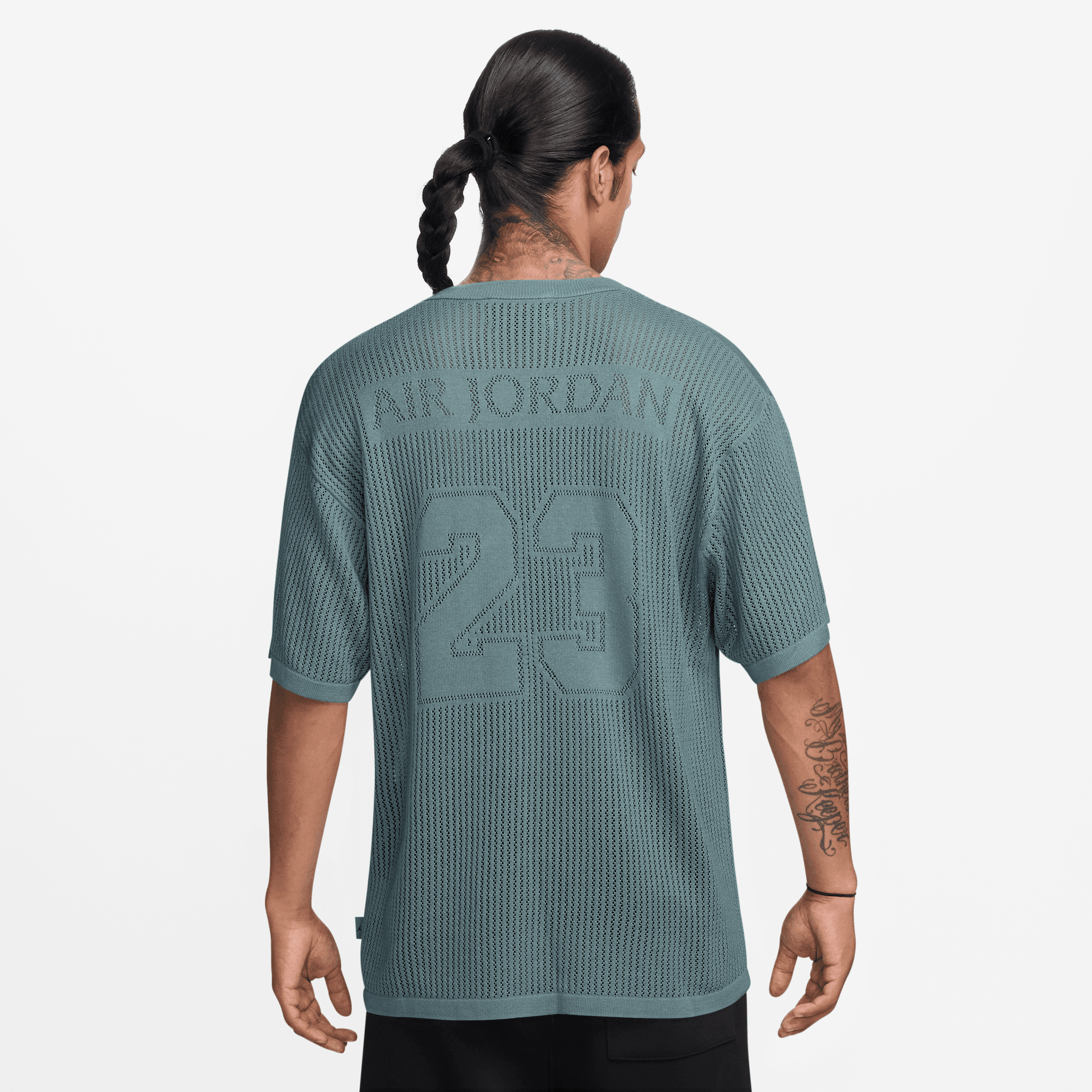 AIR JORDAN MEN'S KNIT JERSEY TOP