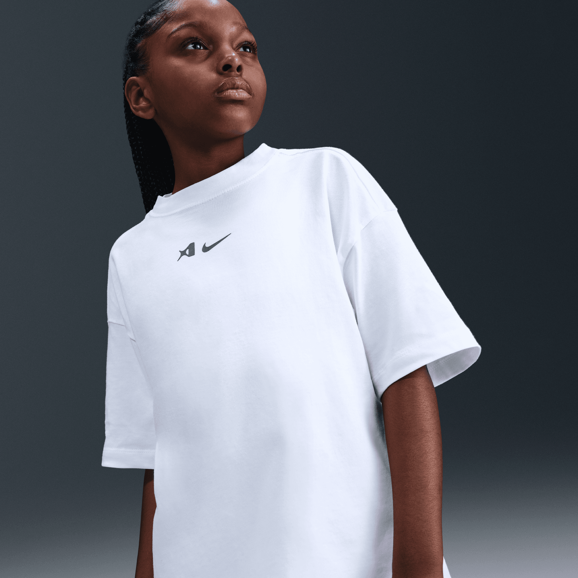 A'JA WILSON BIG KIDS' (GIRLS') OVERSIZED T-SHIRT