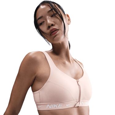 NIKE INDY HIGH SUPPORT WOMEN'S PADDED FRONT-ZIP SPORTS BRA