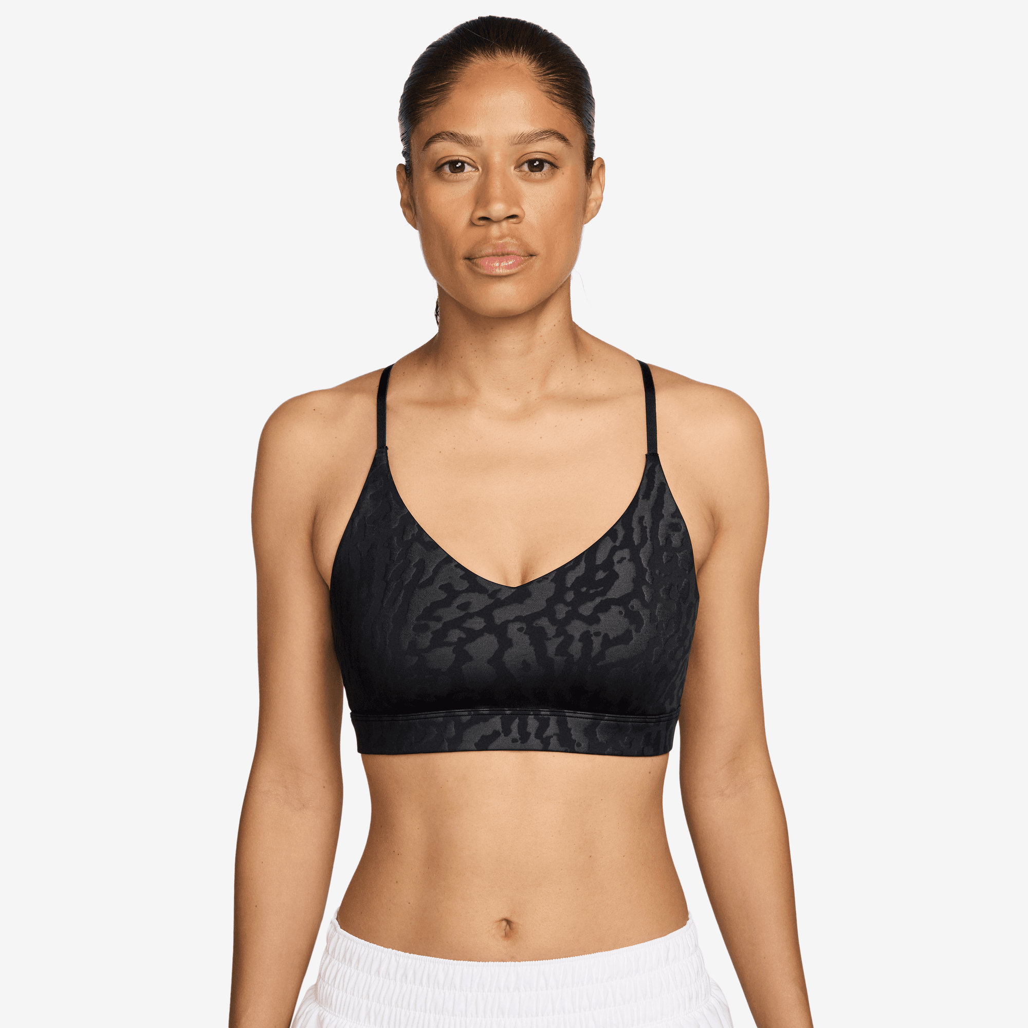 NIKE INDY WOMEN'S LIGHT-SUPPORT PADDED ADJUSTABLE SPORTS BRA
