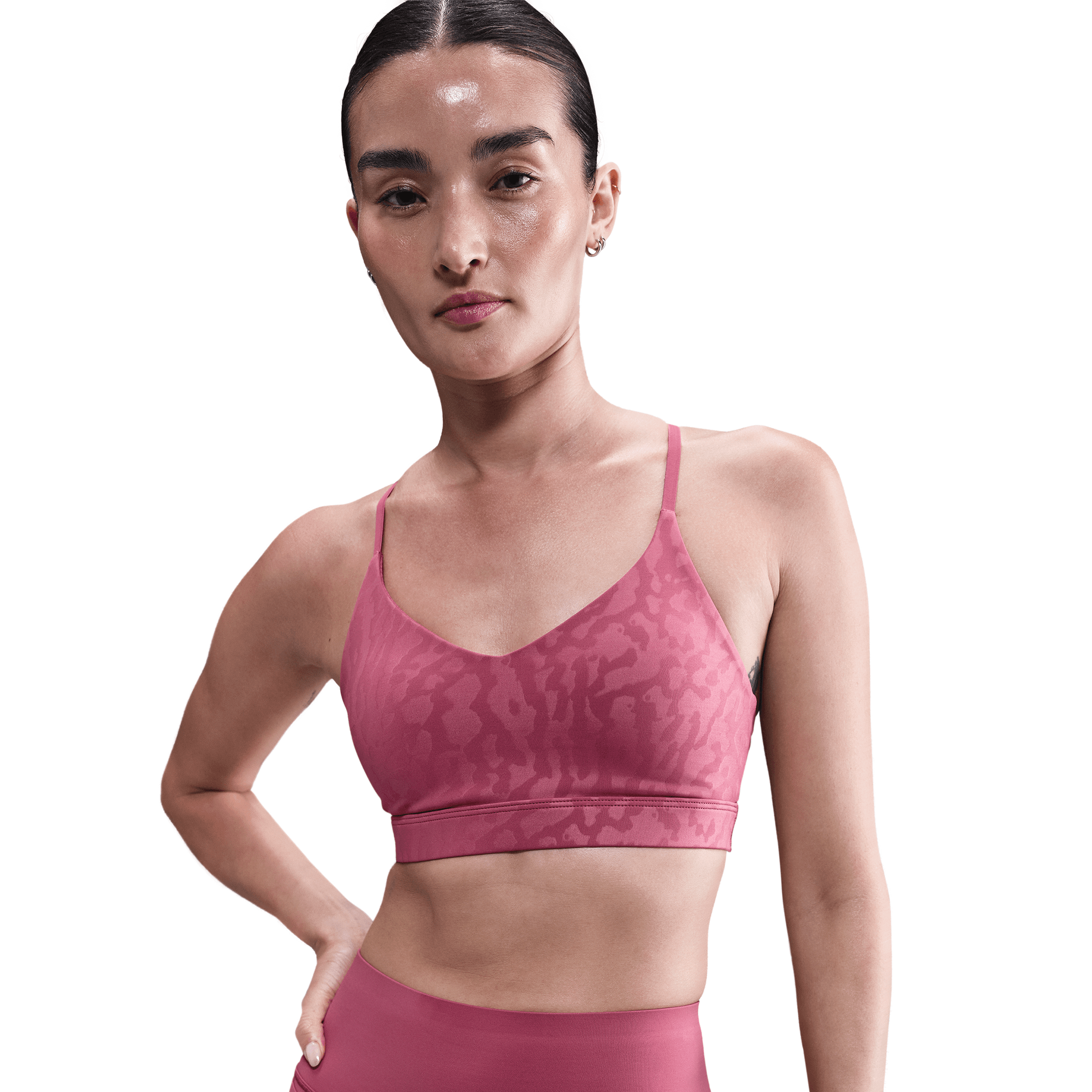 NIKE INDY WOMEN'S LIGHT-SUPPORT PADDED ADJUSTABLE SPORTS BRA