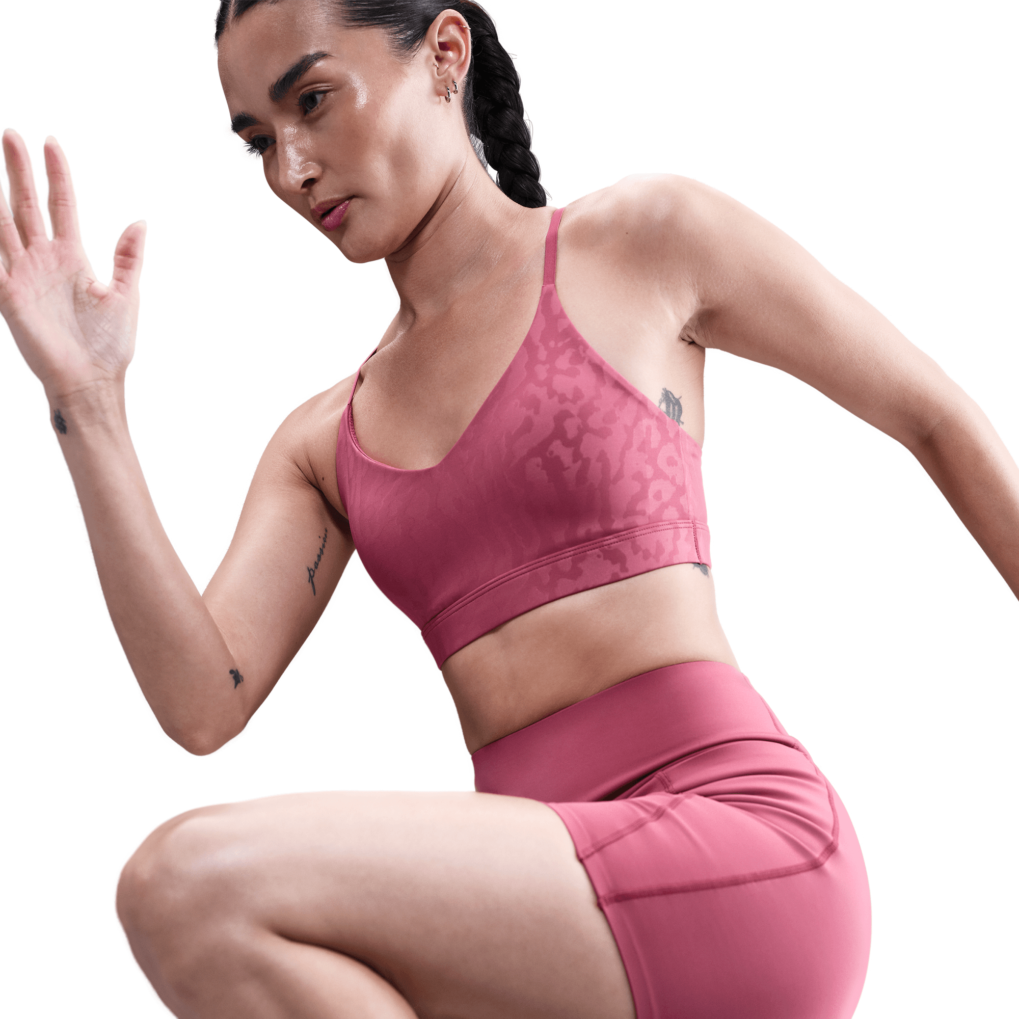 NIKE INDY WOMEN'S LIGHT-SUPPORT PADDED ADJUSTABLE SPORTS BRA