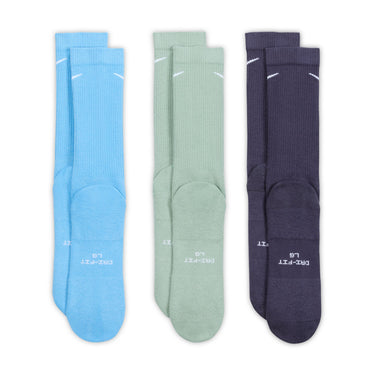 NIKE EVERYDAY ELEVATED CREW SOCKS (3 PAIRS)