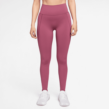 NIKE UNIVERSA WOMEN'S HIGH-WAISTED FULL-LENGTH LEGGINGS WITH NO FRONT SEAM
