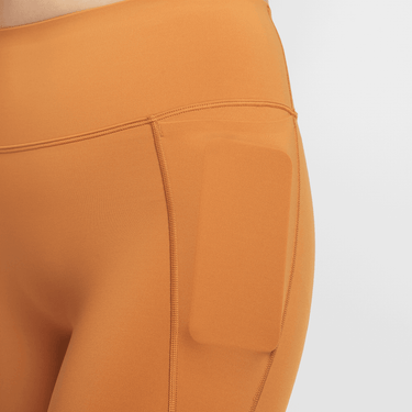 NIKE UNIVERSA WOMEN'S MEDIUM-SUPPORT HIGH-WAISTED 7/8 LEGGINGS WITH POCKETS