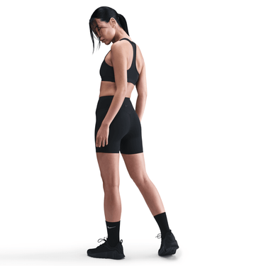 NIKE UNIVERSA WOMEN'S HIGH-WAISTED 5" BIKER SHORTS WITH NO FRONT SEAM