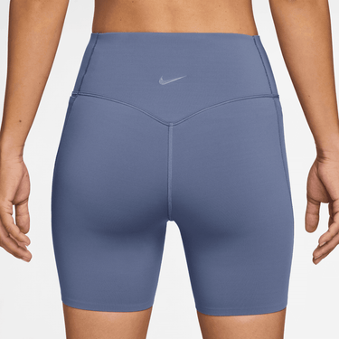 NIKE UNIVERSA WOMEN'S HIGH-WAISTED 5" BIKER SHORTS WITH NO FRONT SEAM